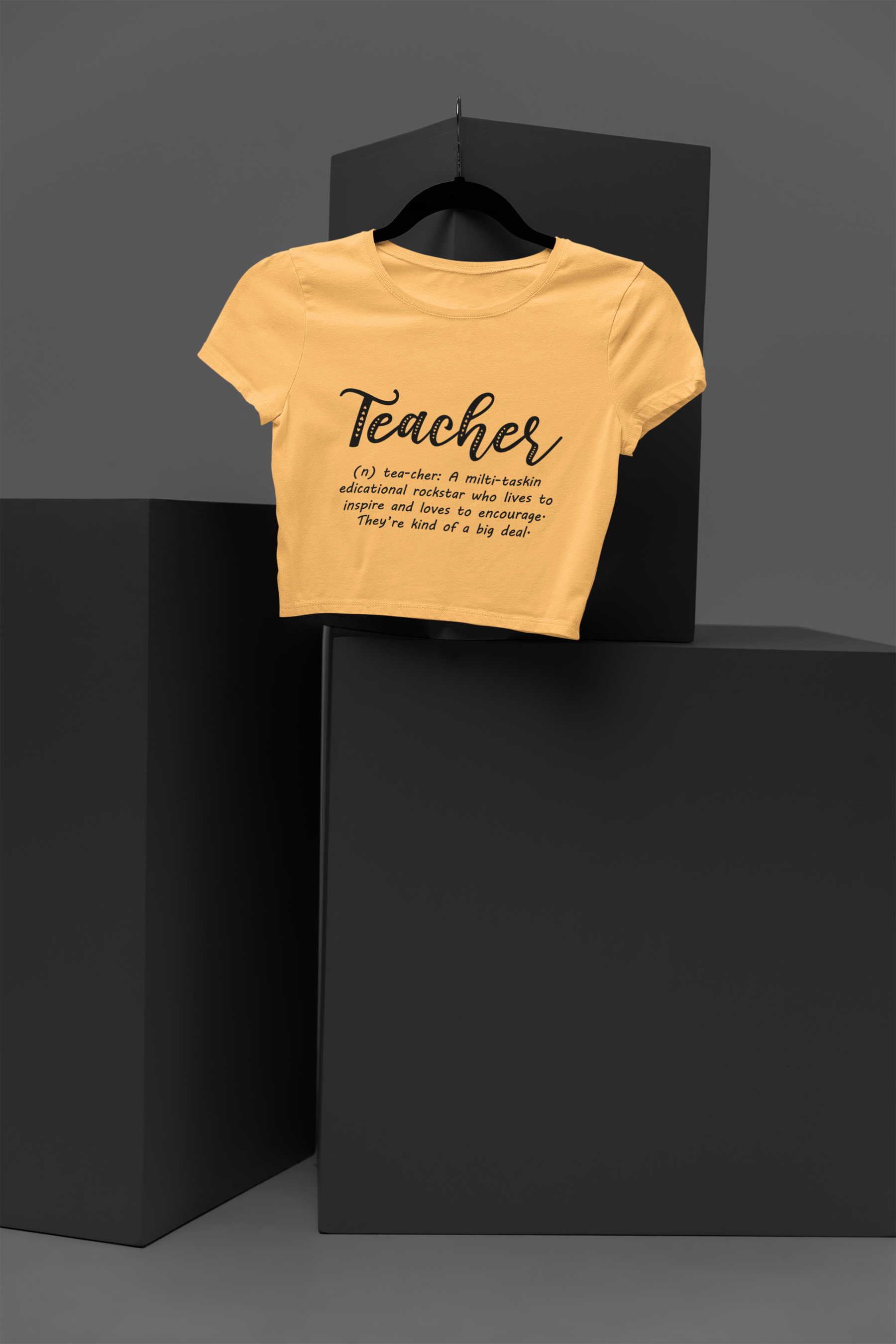 🍎 Teacher Definition Black Font DTF Transfer FT585