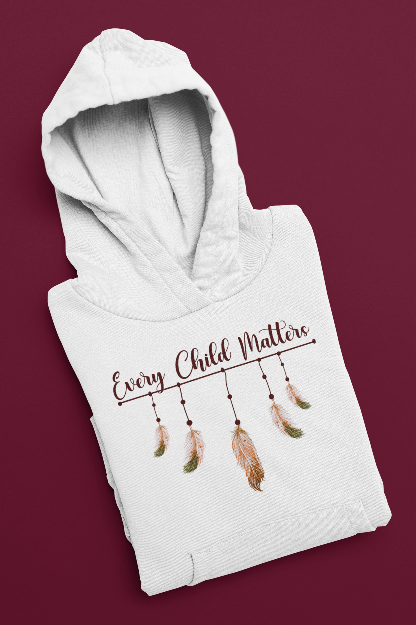 🧡🕊️ Every Child Matters – Hanging Feathers Symbol | DTF Transfer FT966