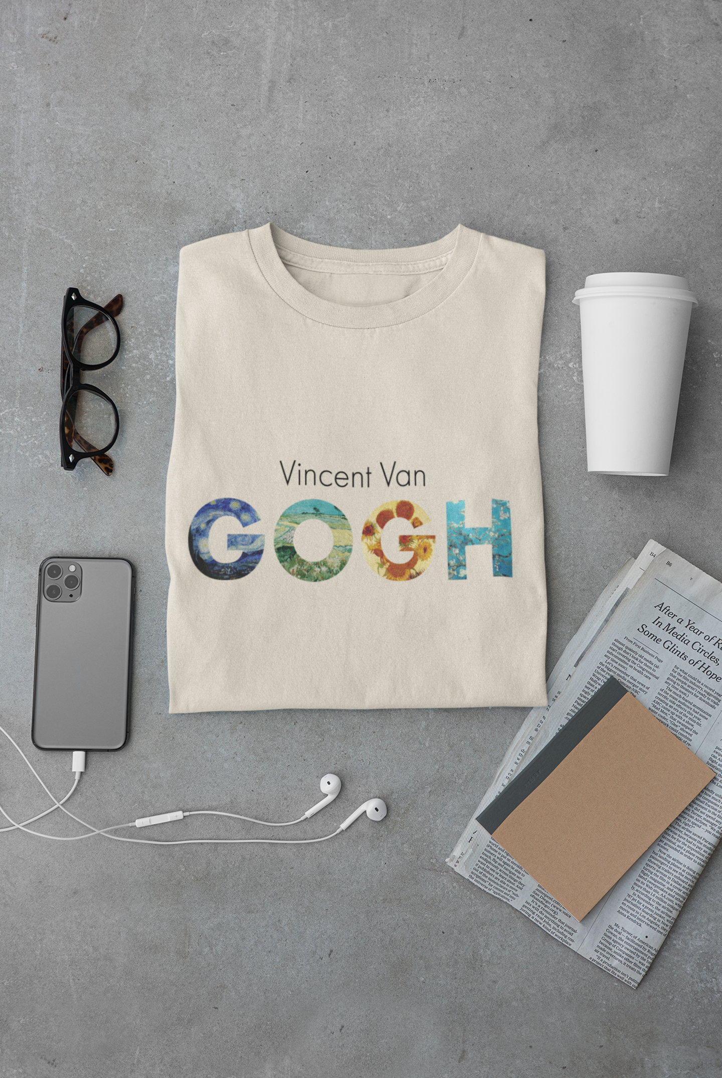 Van Gogh DTF Transfer in Black FT468