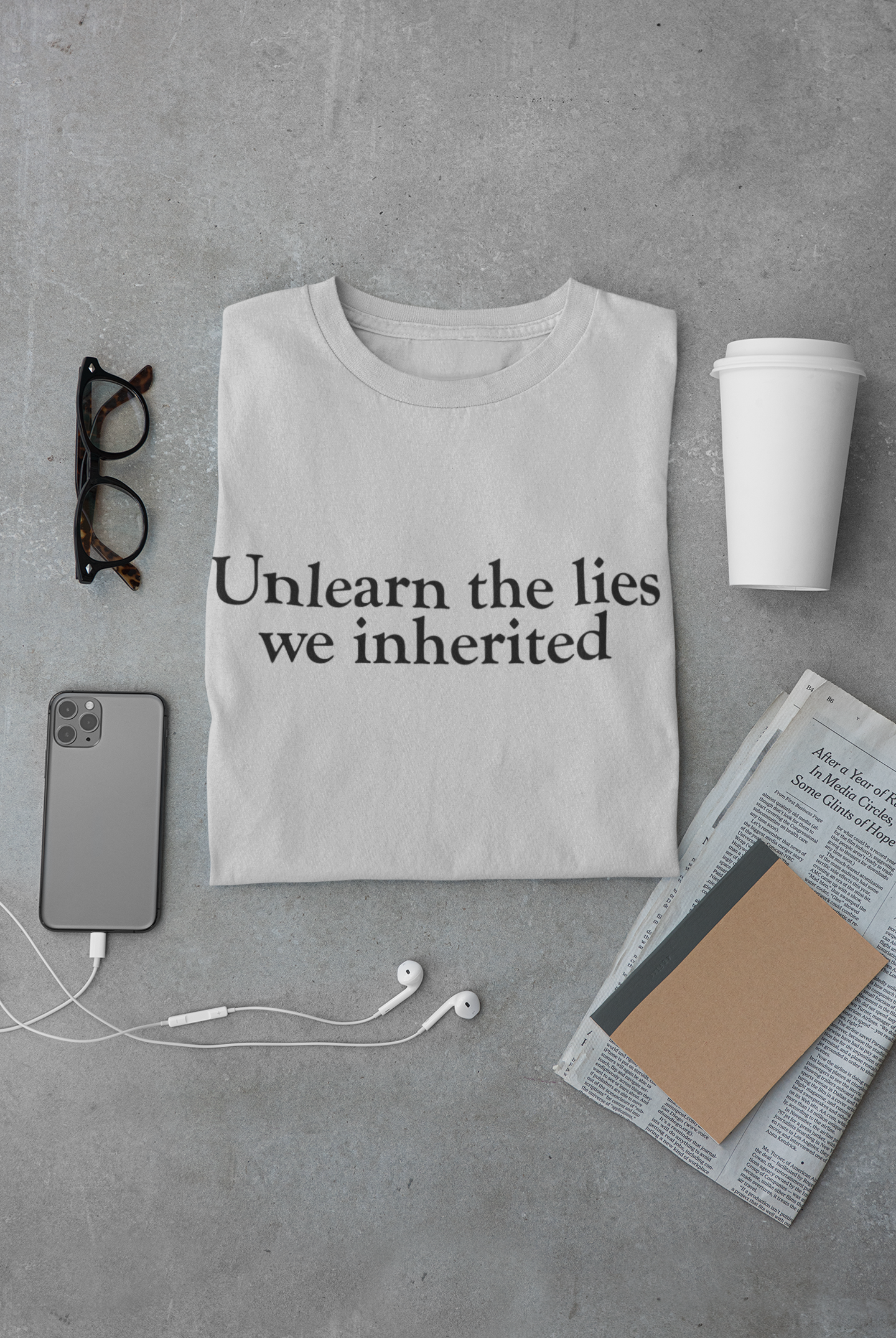 🖤✨ UNLEARN – Inspirational Quote Black Font DTF Transfer FT608