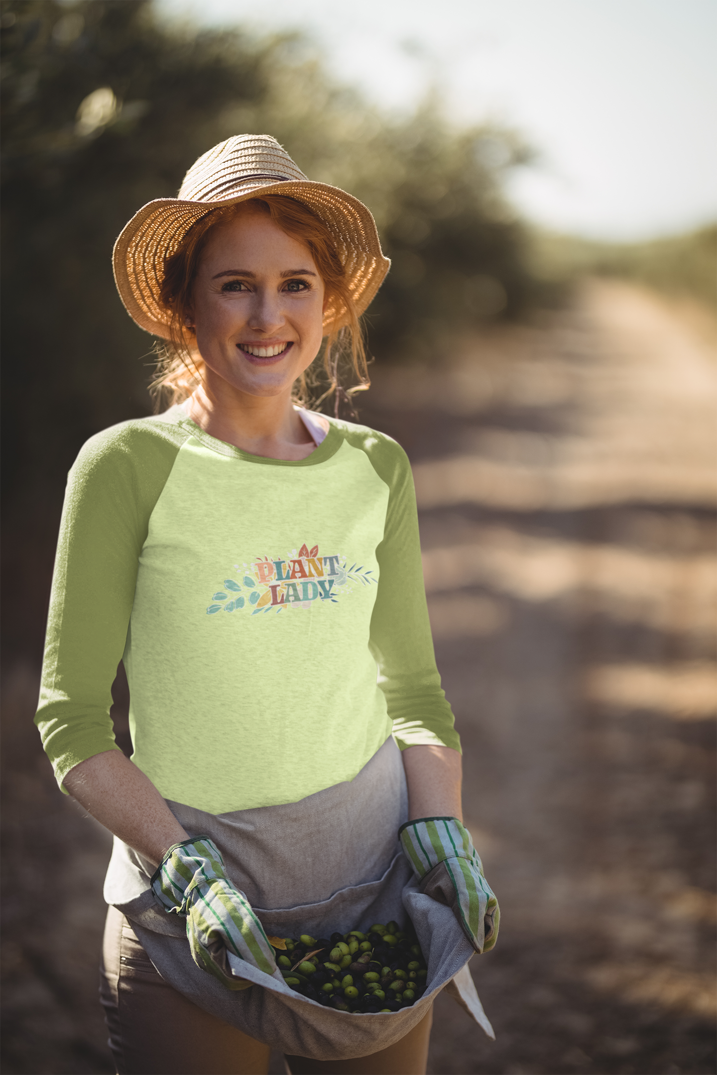 🌿🌸 PLANT LADY – Floral Typography DTF Transfer FT618