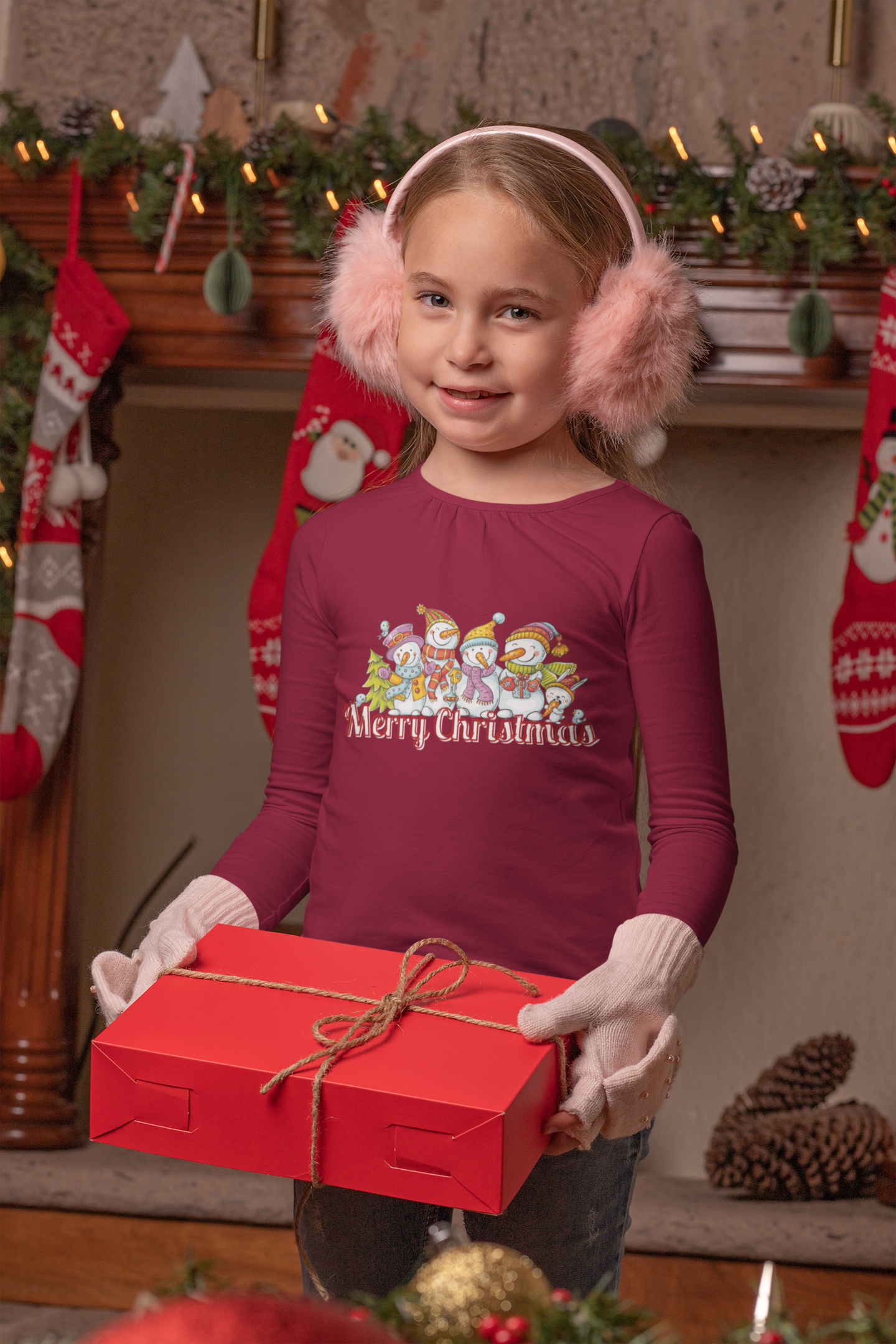 ❄️ Merry Christmas Snowman Family DTF Transfer FT438