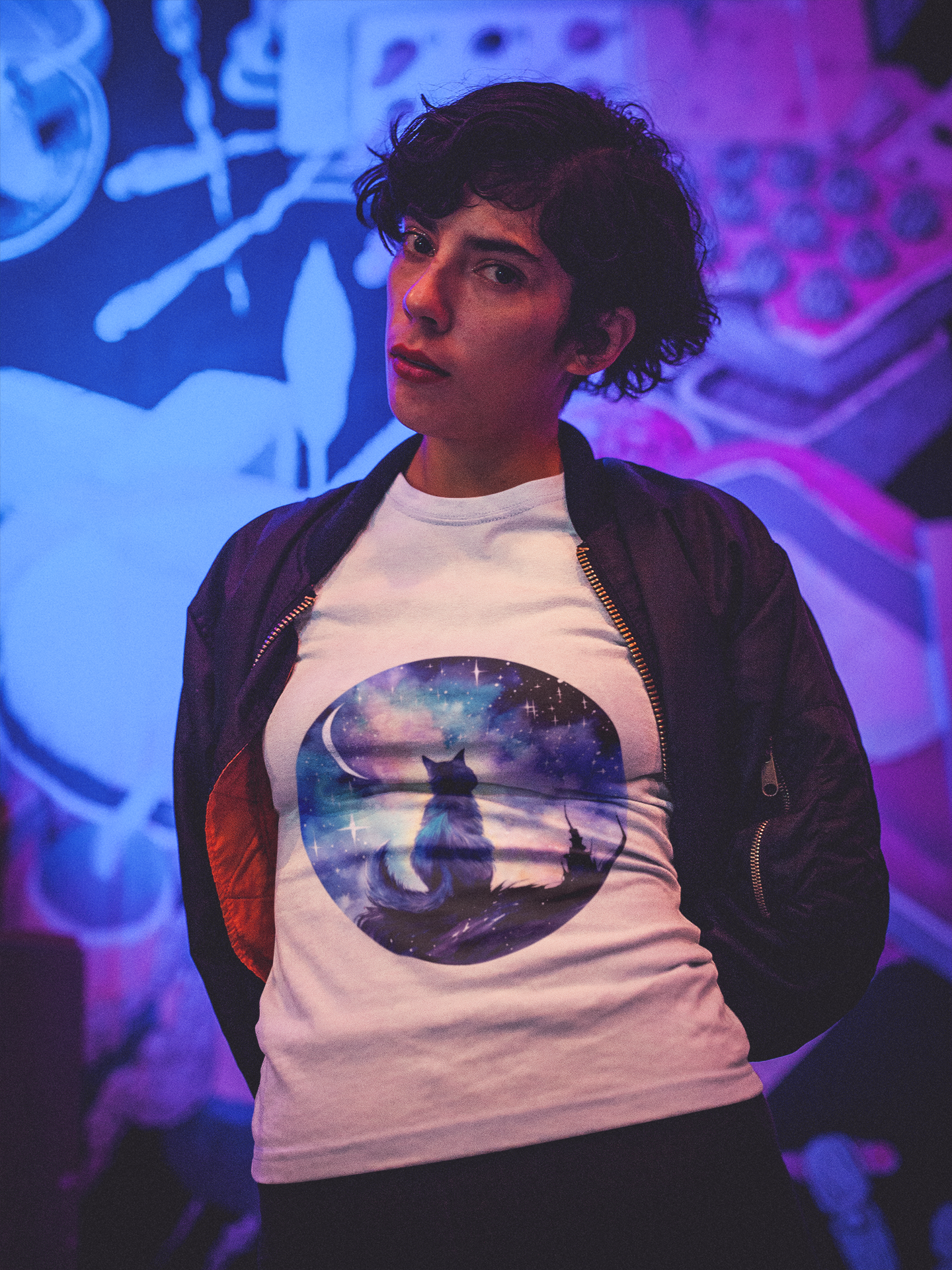 🐈 The Cat of the Storm Design DTF Transfer FT227