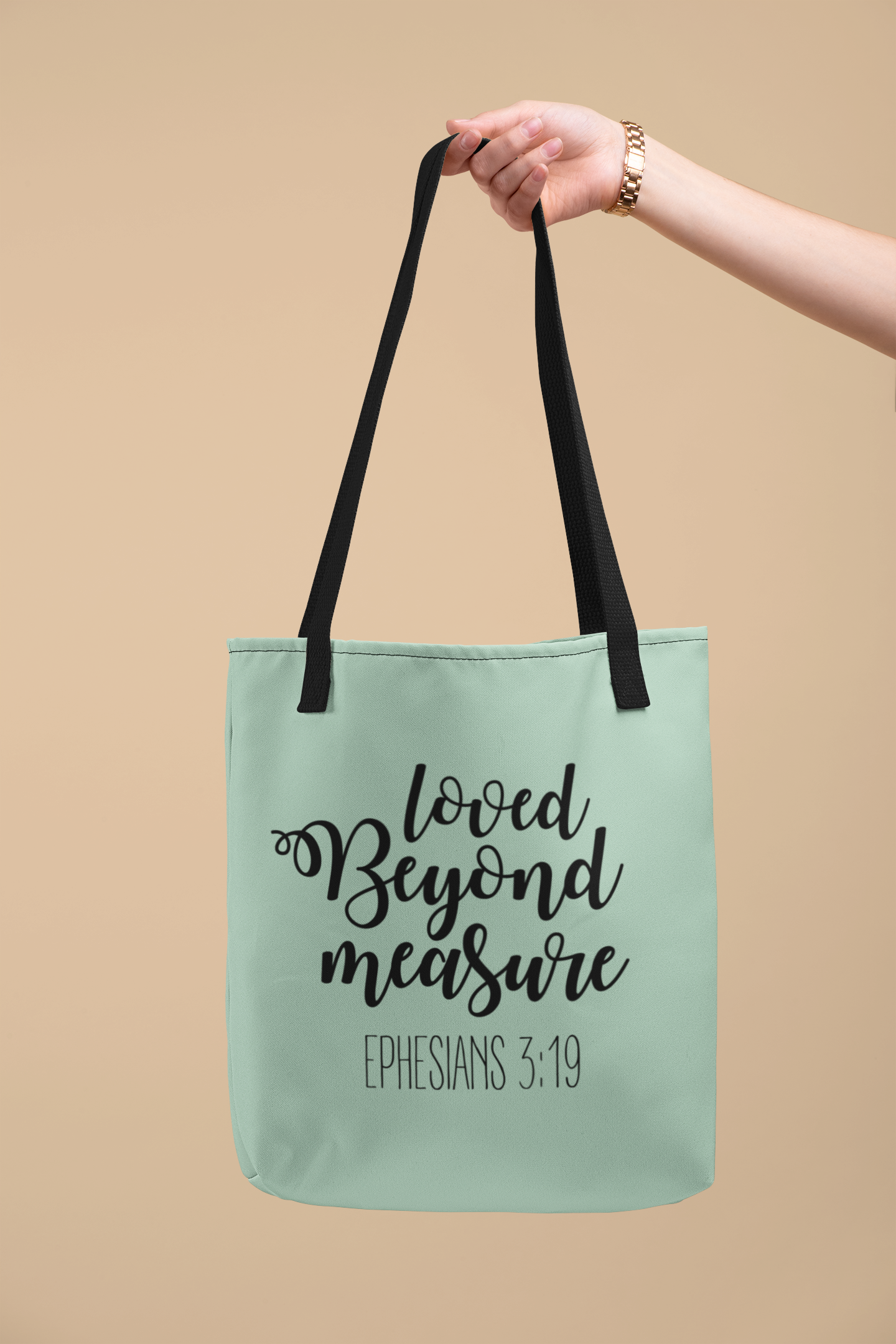 🤍✨ Loved Beyond Measure – Ephesians 3:19 DTF Transfer FT914