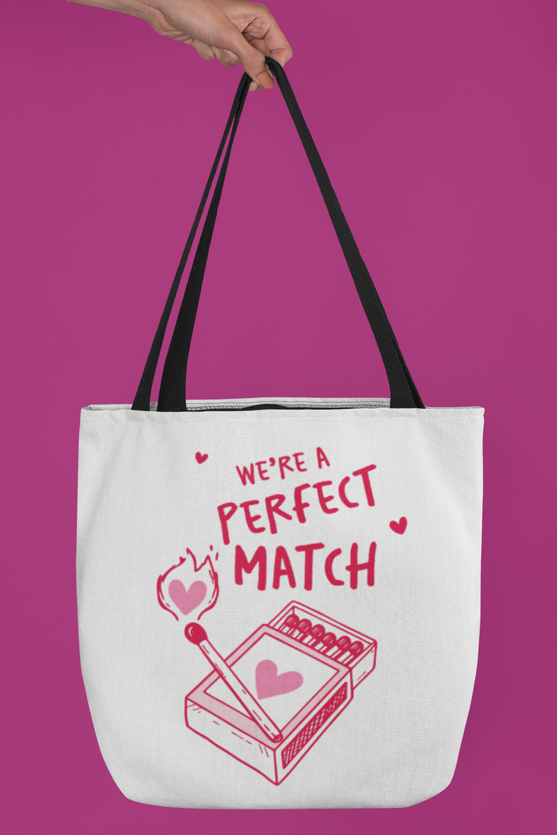 🔥💘 We’re a Perfect Match – Valentine’s Day Love Metaphor | DTF Transfer FT1137