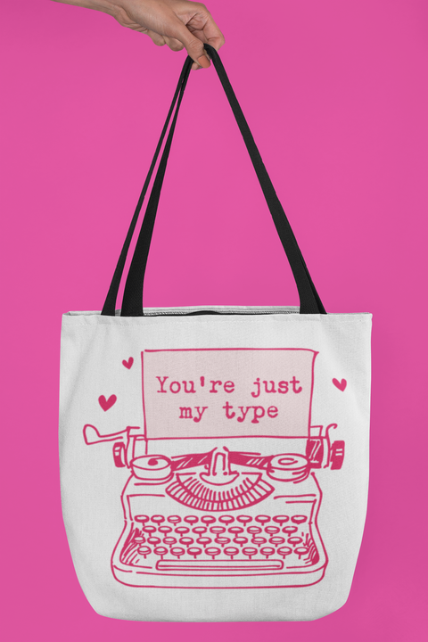 💌⌨️ You’re Just My Type – Valentine’s Day Literary Love | DTF Transfer FT1141
