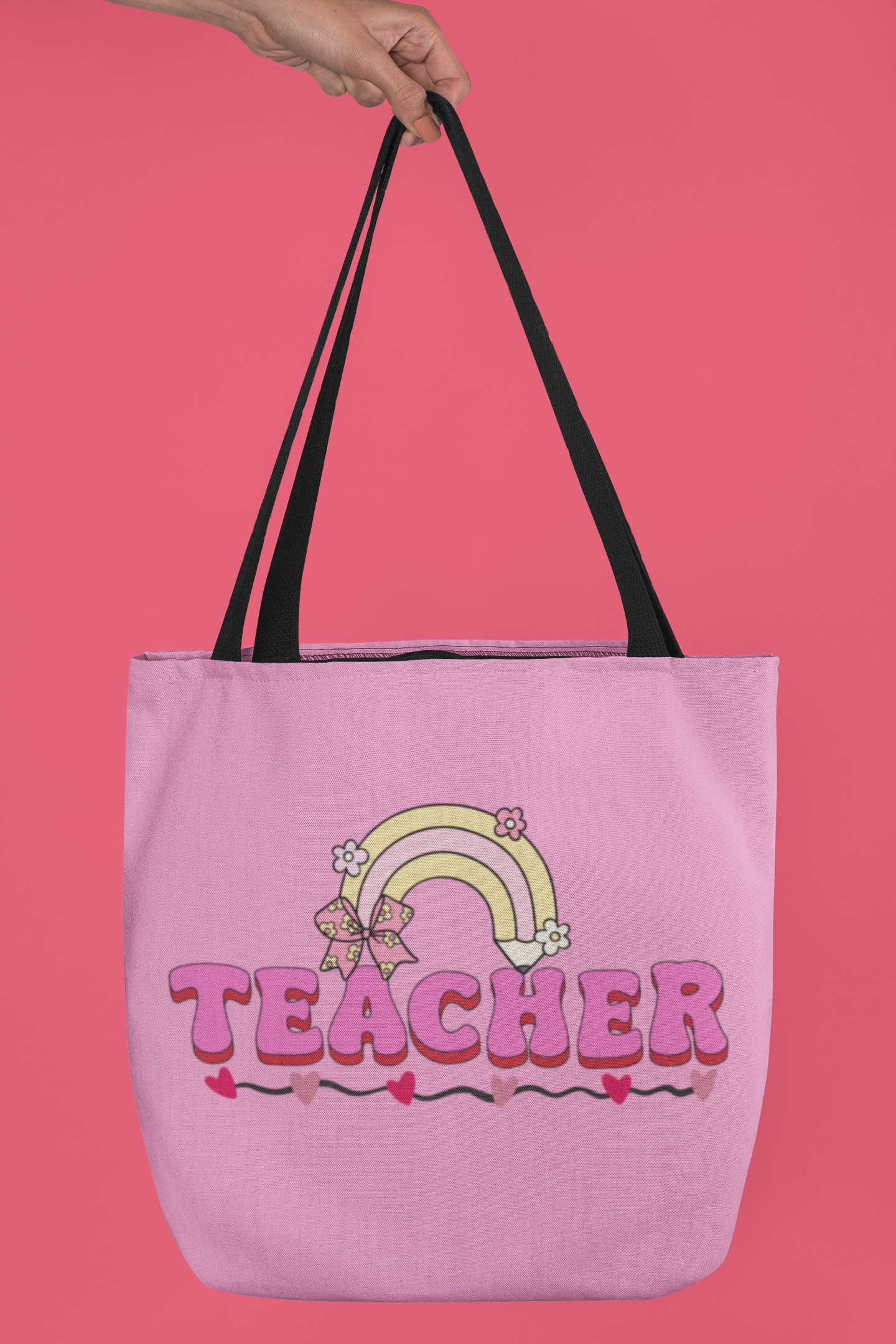 🌈 Teacher Rainbow Love – Valentine’s Day | DTF Transfer FT1122