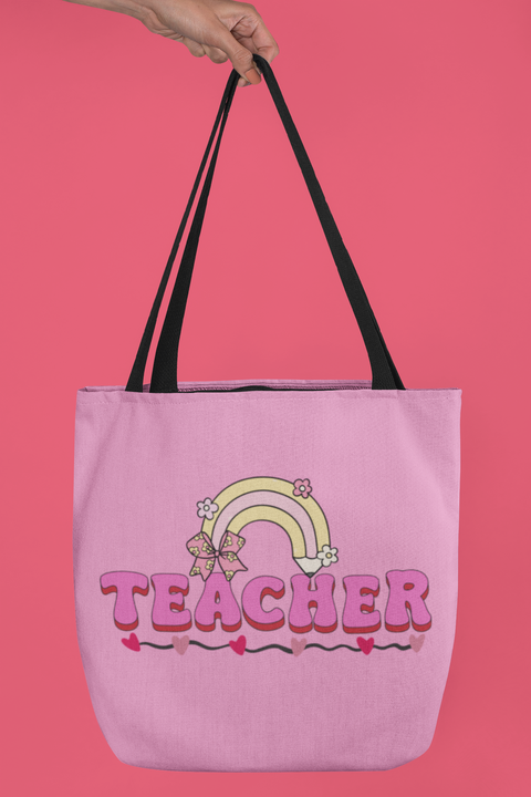 🌈 Teacher Rainbow Love – Valentine’s Day | DTF Transfer FT1122
