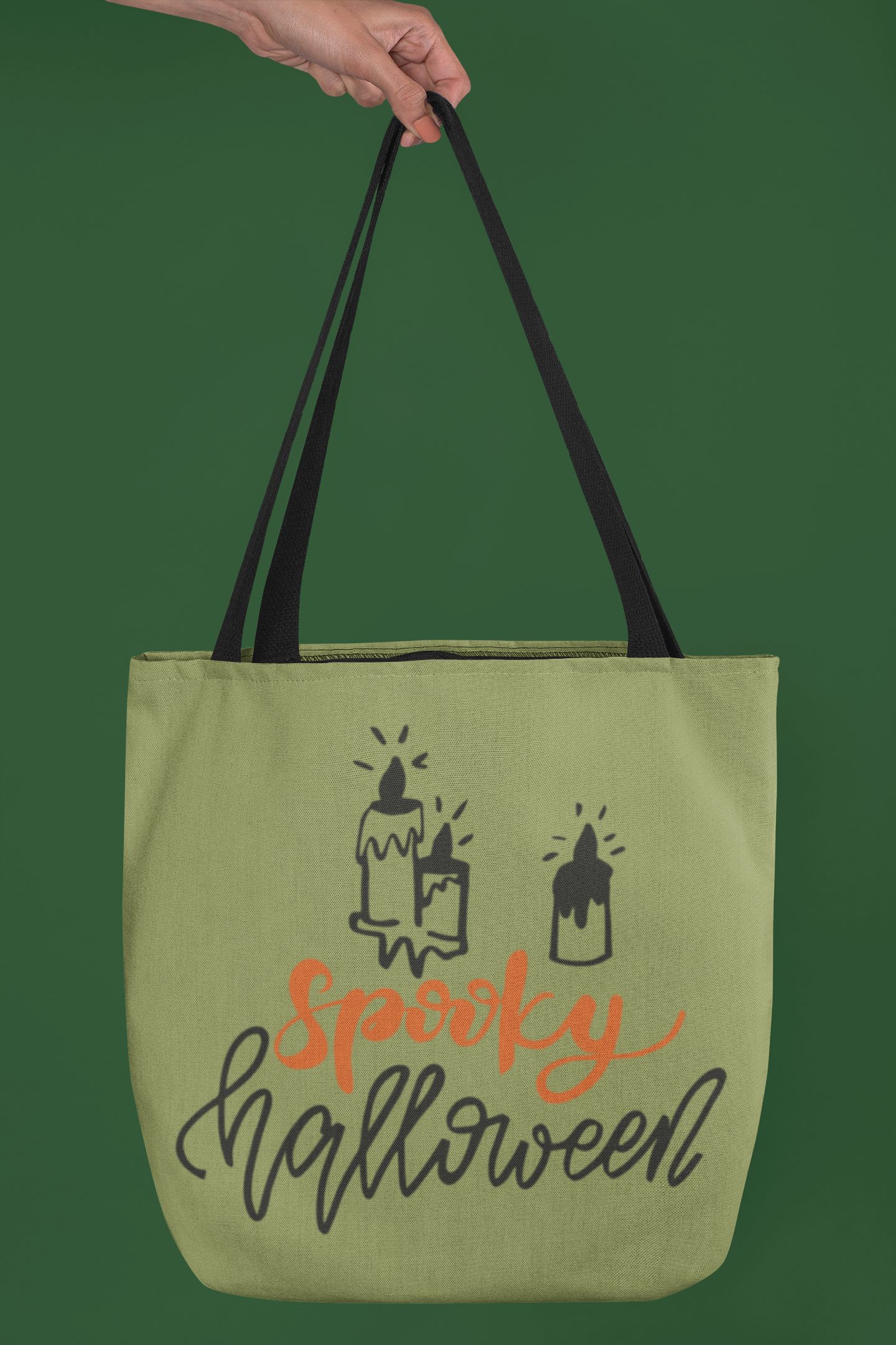 🕯️🖤 Spooky Halloween – Minimal Aesthetic DTF Transfer FT636