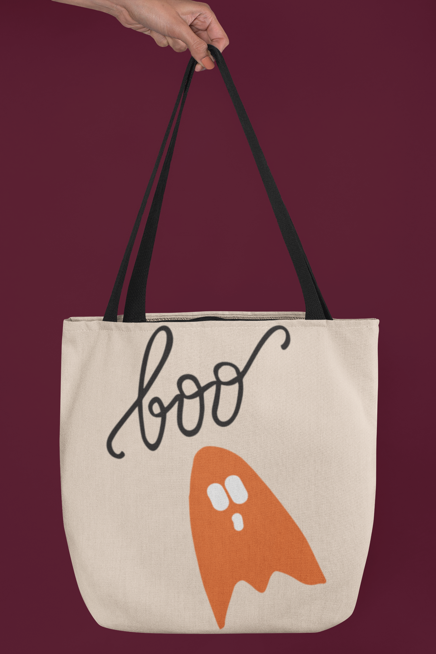 👻🧡 Boo – Minimal Ghost DTF Transfer FT632