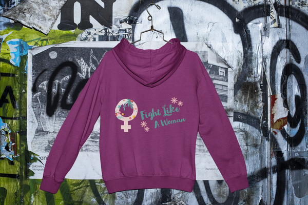 🌸 Fight Like a Woman – Floral Feminine Power | DTF Transfer FT659