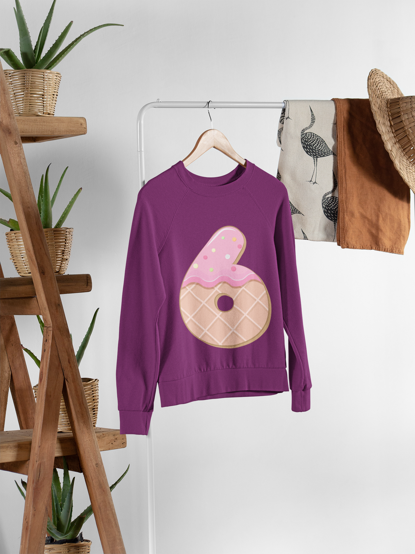 🎂✨ Birthday Number “6” – Donut Style  | DTF Transfer FT1160