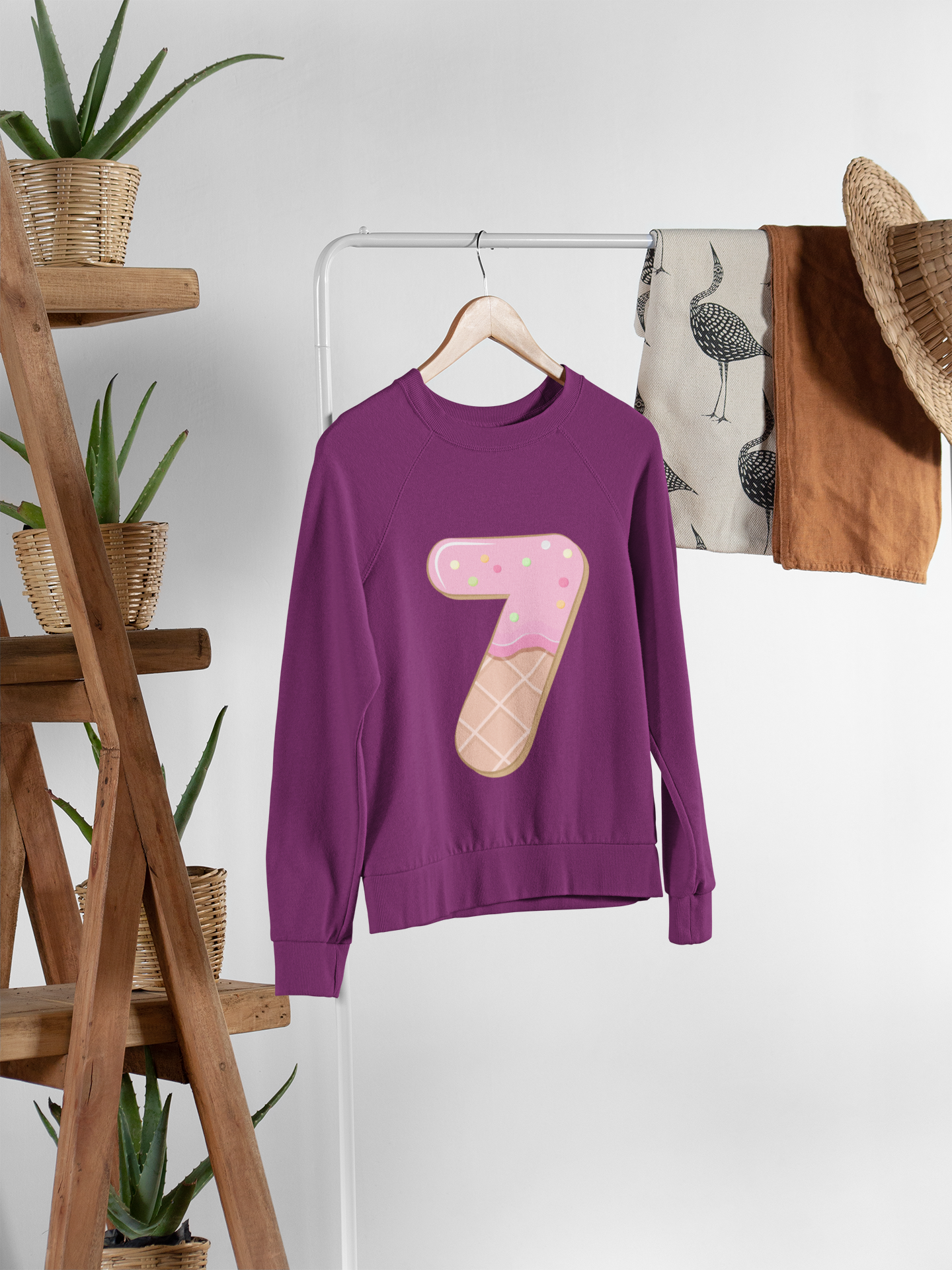 🎂✨ Birthday Number “7” – Donut Style   | DTF Transfer FT1161