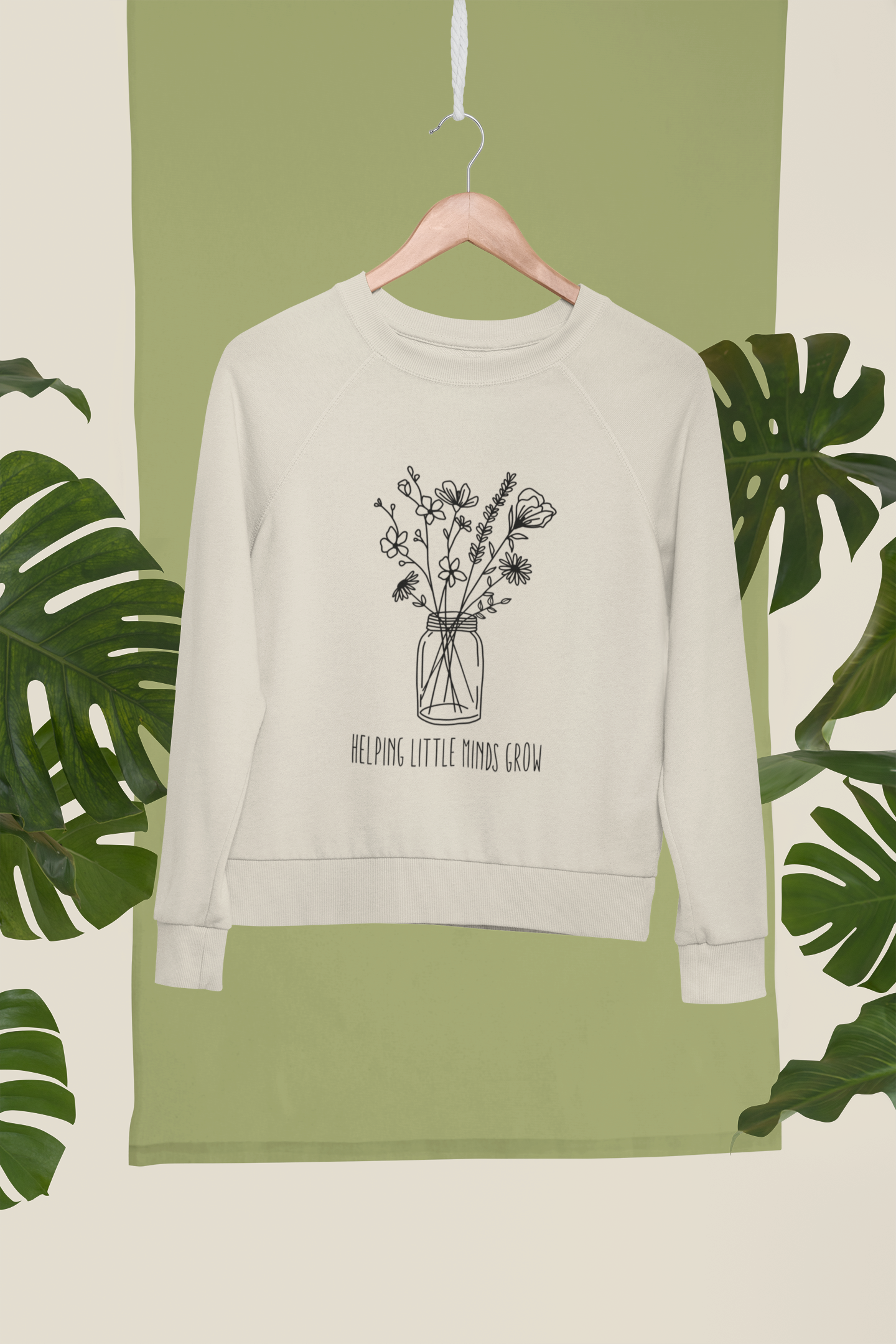 🖤🌱 Helping Little Minds Grow – Black Edition | DTF Transfer FT933