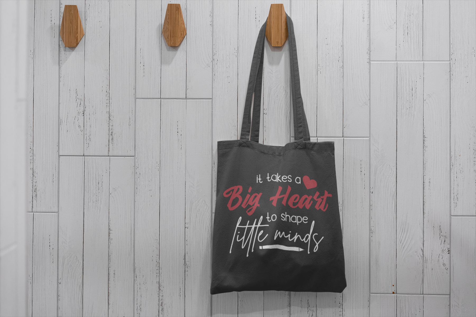 ❤️ “It Takes a Big Heart to Shape Little Minds” DTF Transfer FT582