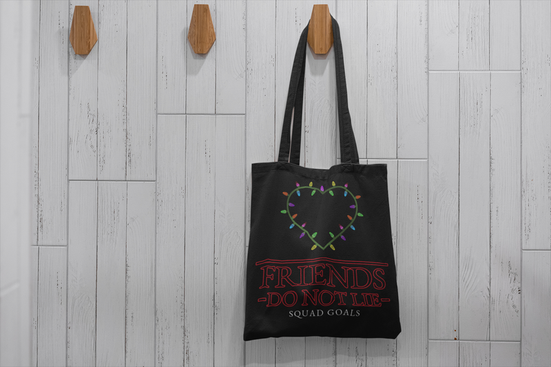 ❤️ Friends Do Not Lie – Squad Goals | Holiday Lights DTF Transfer FT655