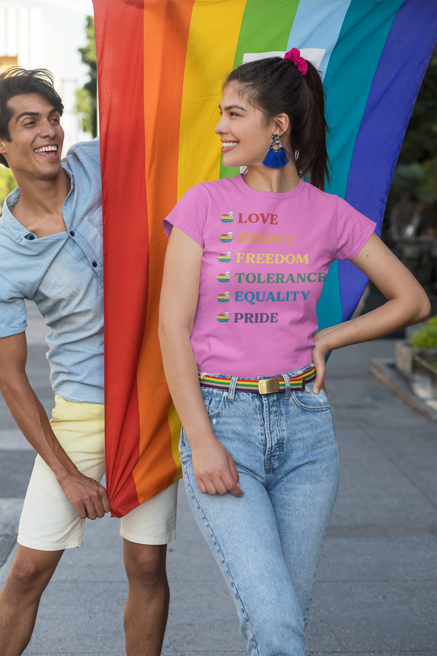 🌈✨ Love • Respect • Freedom • Pride DTF Transfer FT189