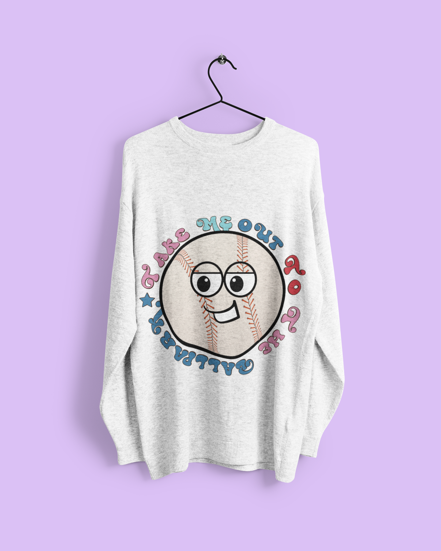 ⚾🎵 Take Me Out to the Ballpark Design DTF Transfer FT303