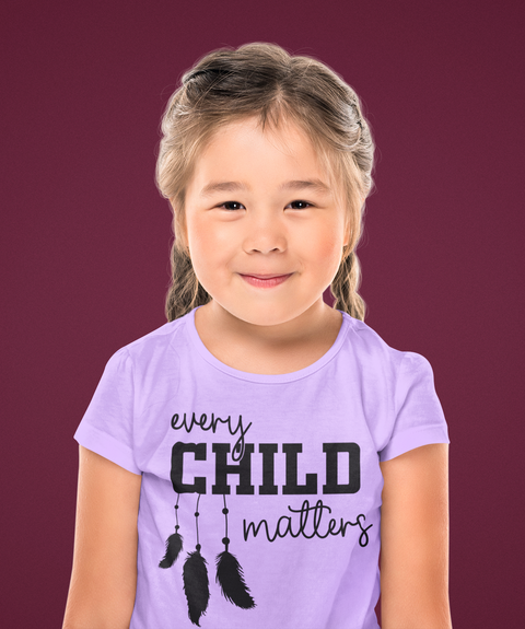 🧡 Every Child Matters – Bold Feather Typography | DTF Transfer FT967