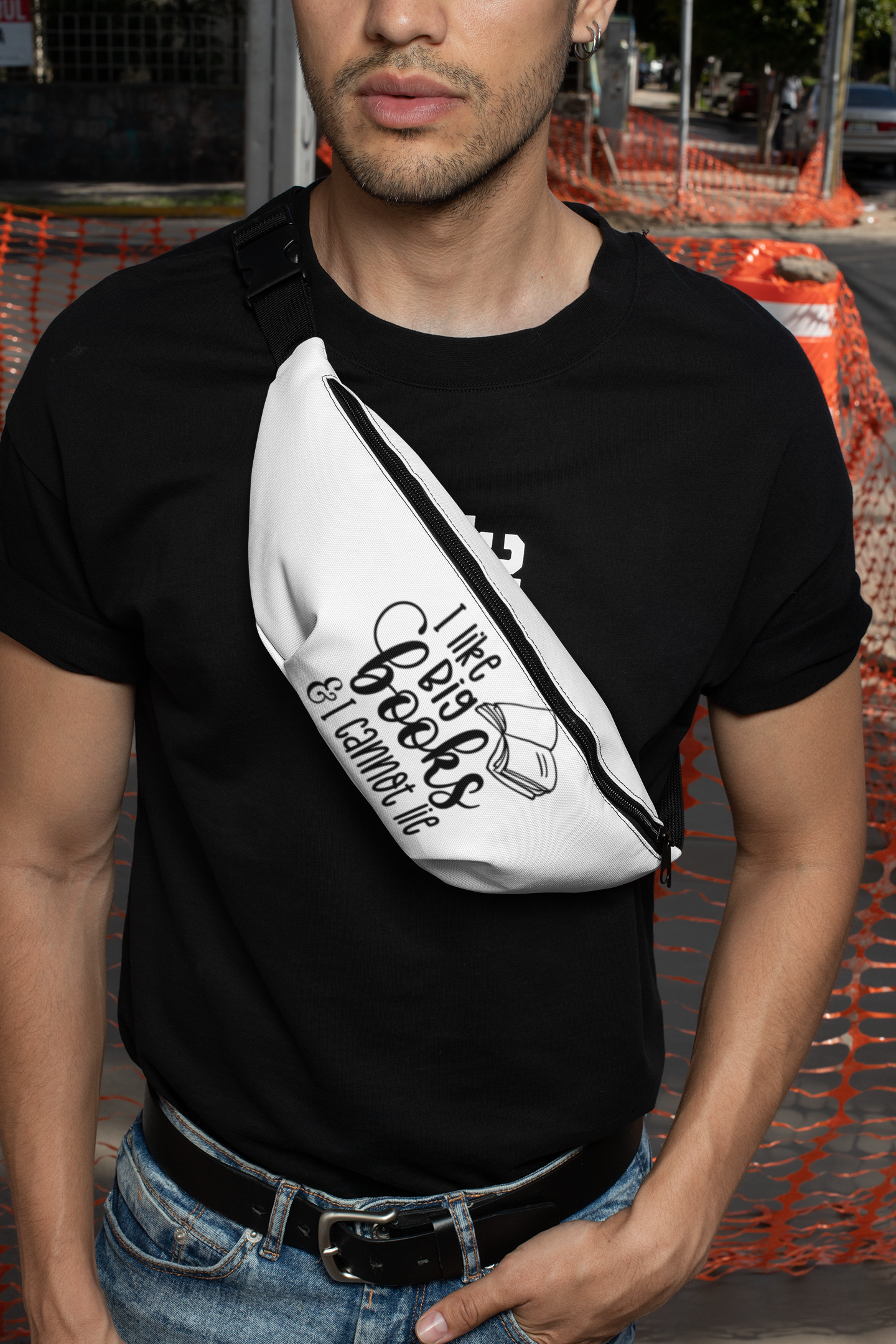 📚 I Like Big Books & I Cannot Lie – Black Edition DTF Transfer FT806