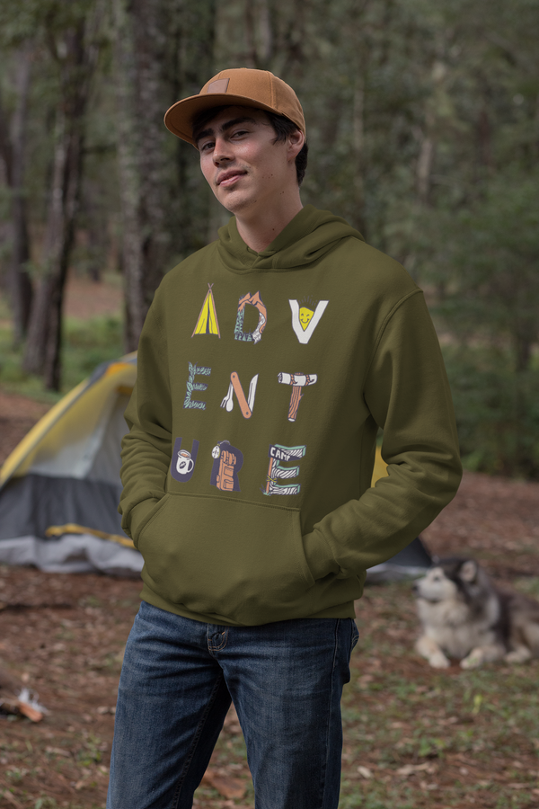 🏕️ Adventure – Camp Life | Outdoor Typography DTF Transfer FT686