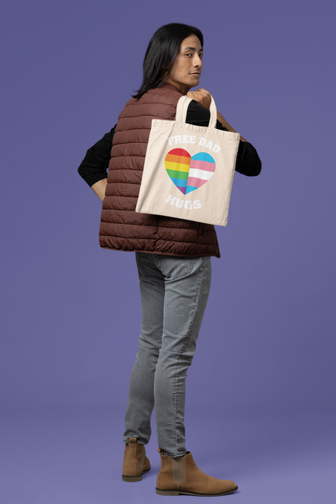 🤍 Free Dad Hugs | Pride Support DTF Transfer FT715