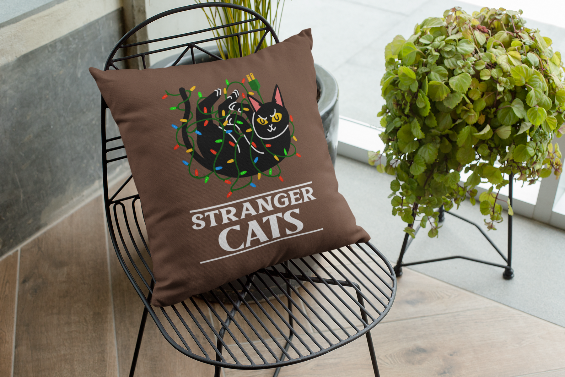 🎄🐈 Stranger Cats – Holiday Chaos Cat | DTF Transfer FT663