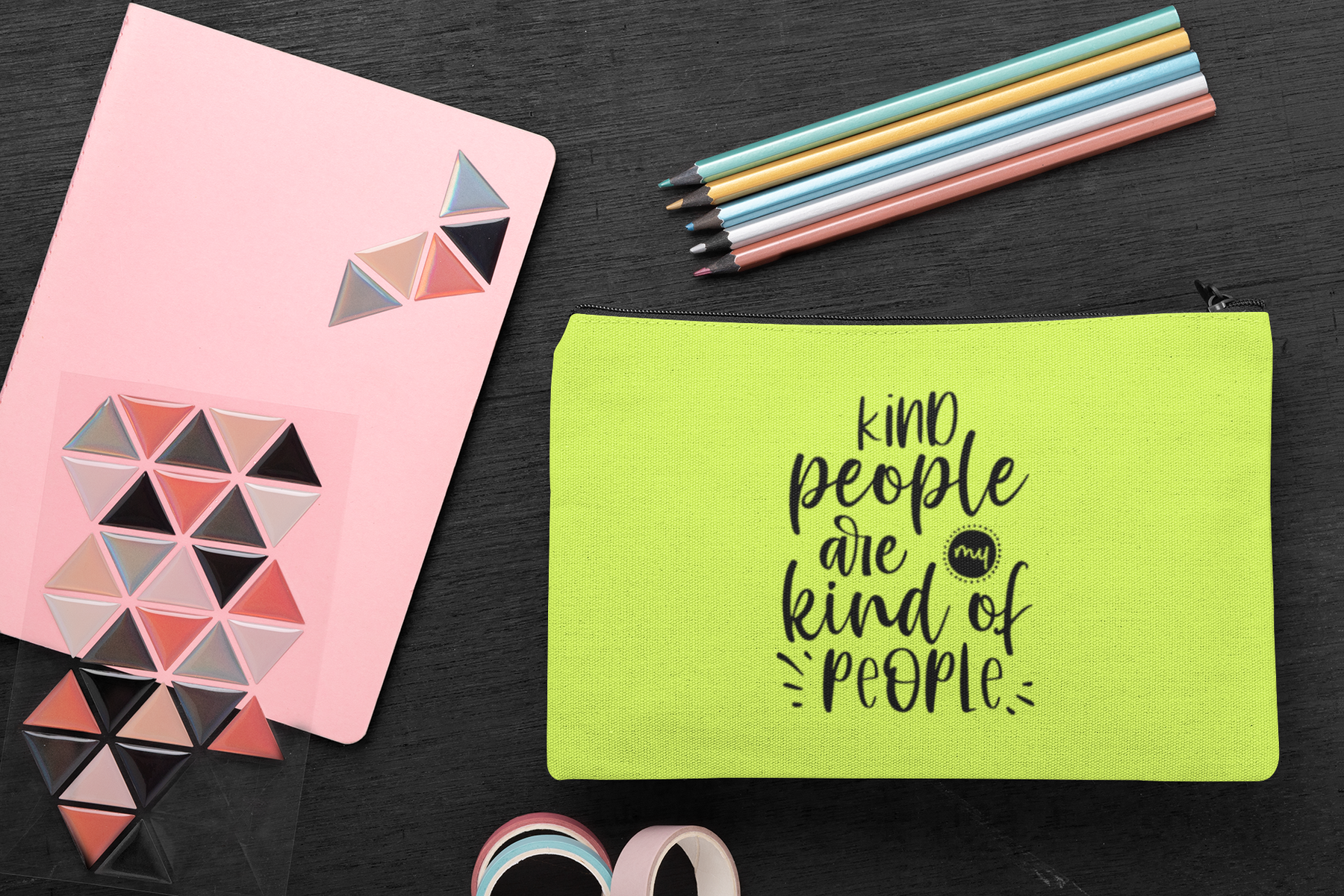 🖤 Kind People Are My Kind of People | Minimal Typography DTF Transfer FT706