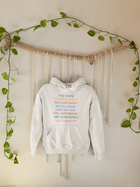 🧠 The State Controlling a Woman’s Body – Statement Typography | DTF Transfer FT660