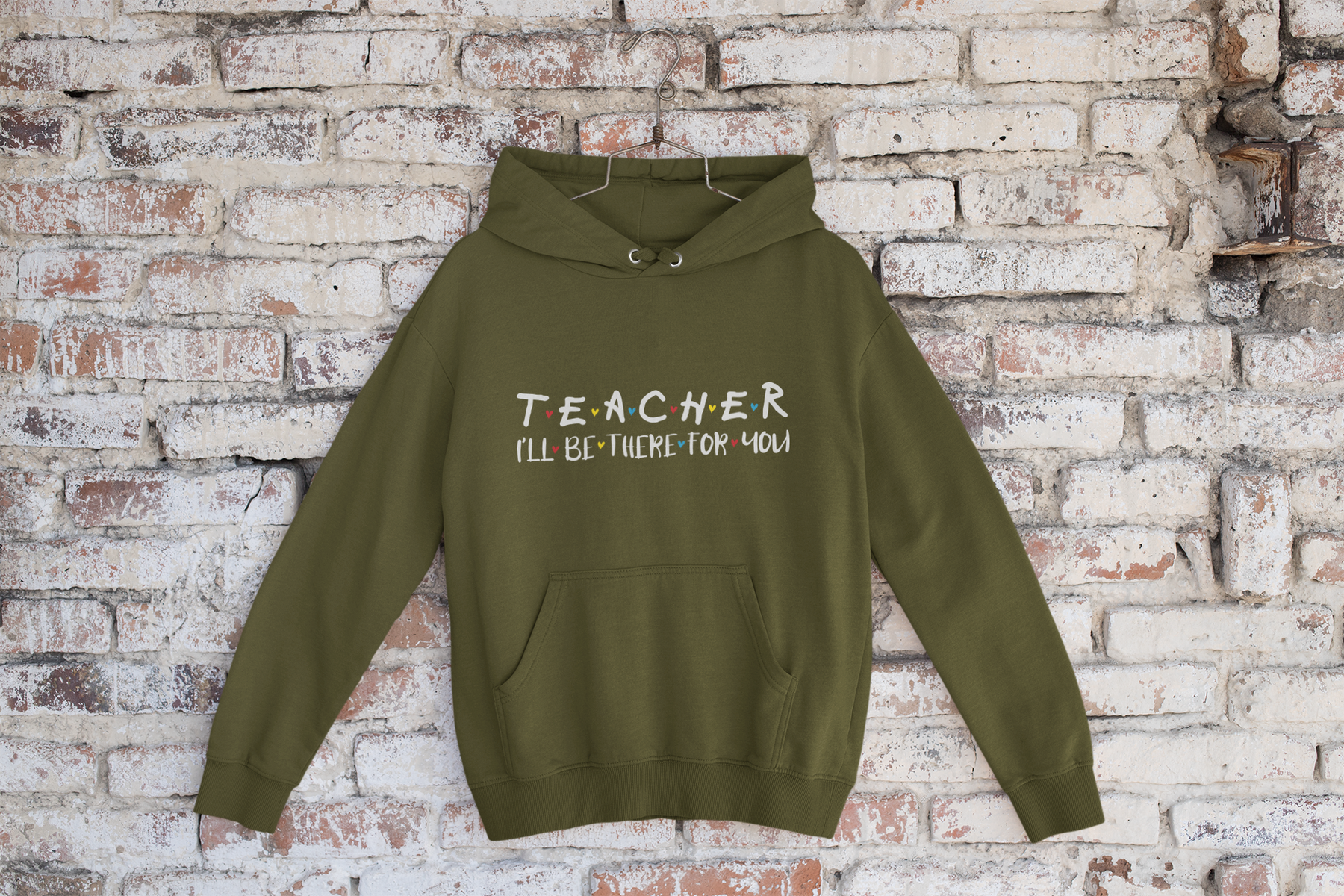 🍎 Teacher — I’ll Be There For You DTF Transfer FT593