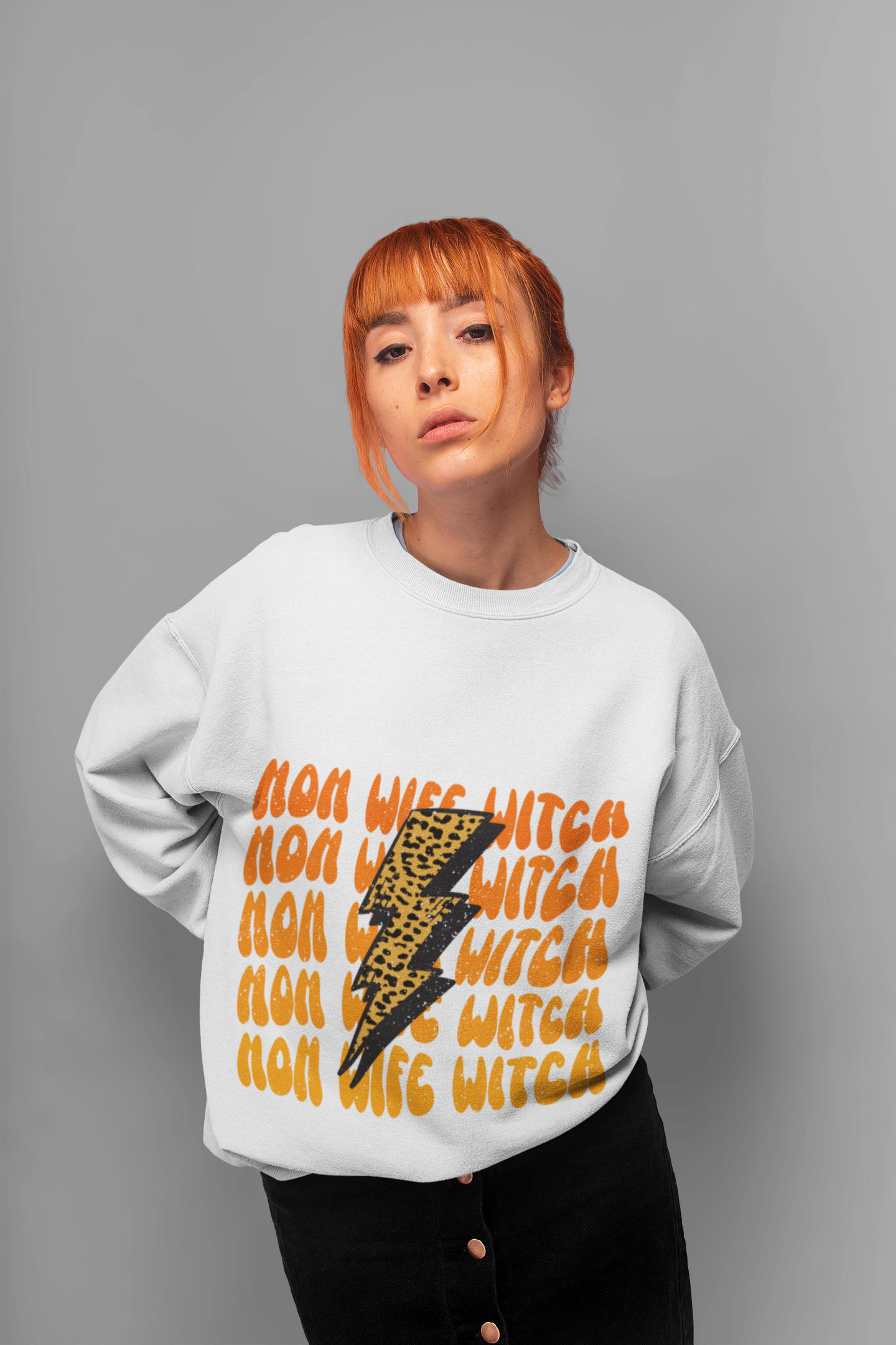 ✨ Mom Wife Witch Design DTF Transfer FT311