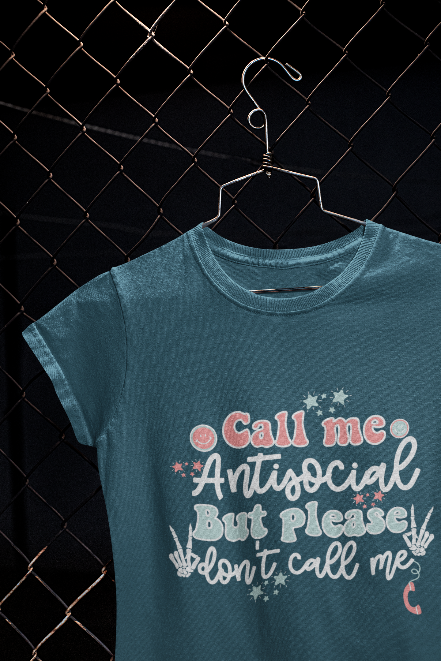 🩺 Call Me Antisocial But Please Don’t Call Me | DTF Transfer FT722