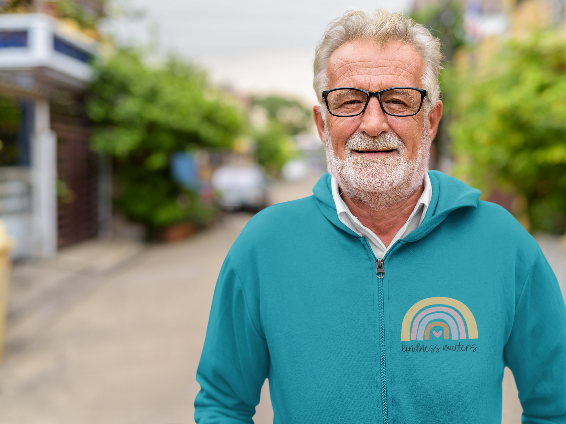 🌈 Soft Rainbow Heart | Calm Love DTF Transfer FT705