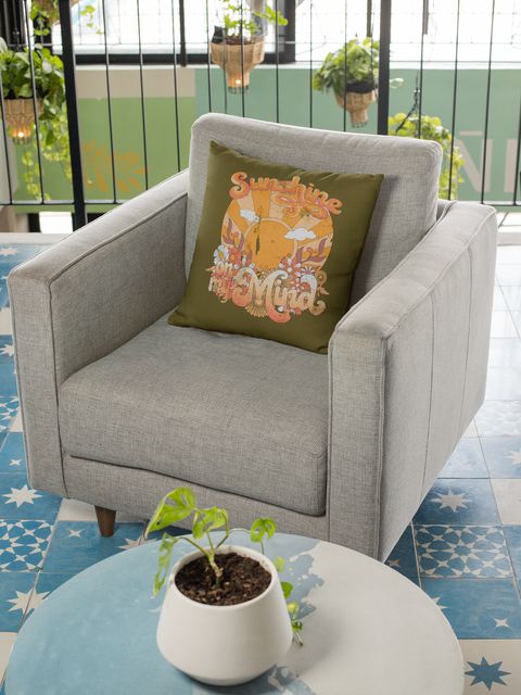 🌞🌼 Sunshine on My Mind – Retro Floral Sunshine | DTF Transfer FT959