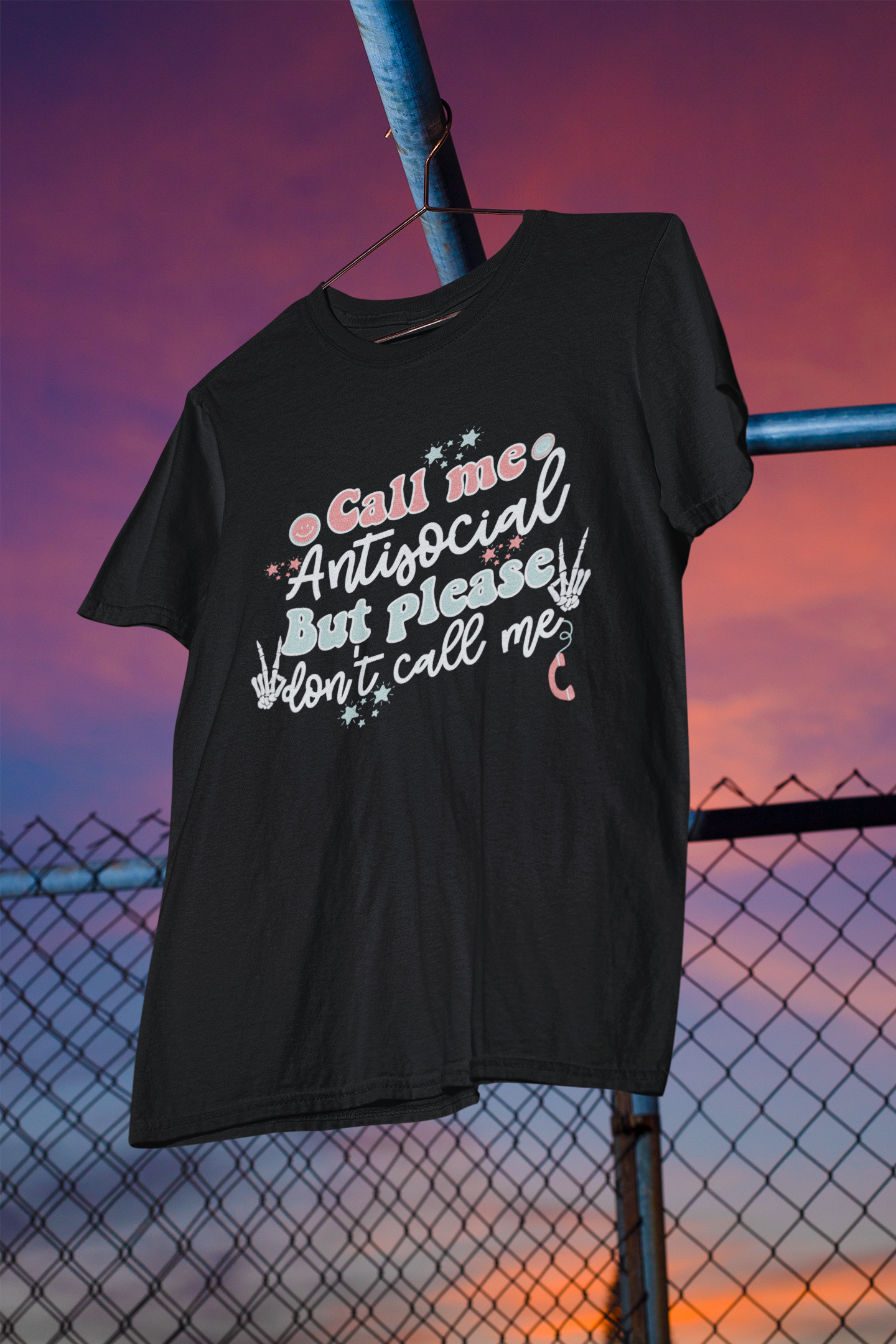 🩺 Call Me Antisocial But Please Don’t Call Me | DTF Transfer FT722