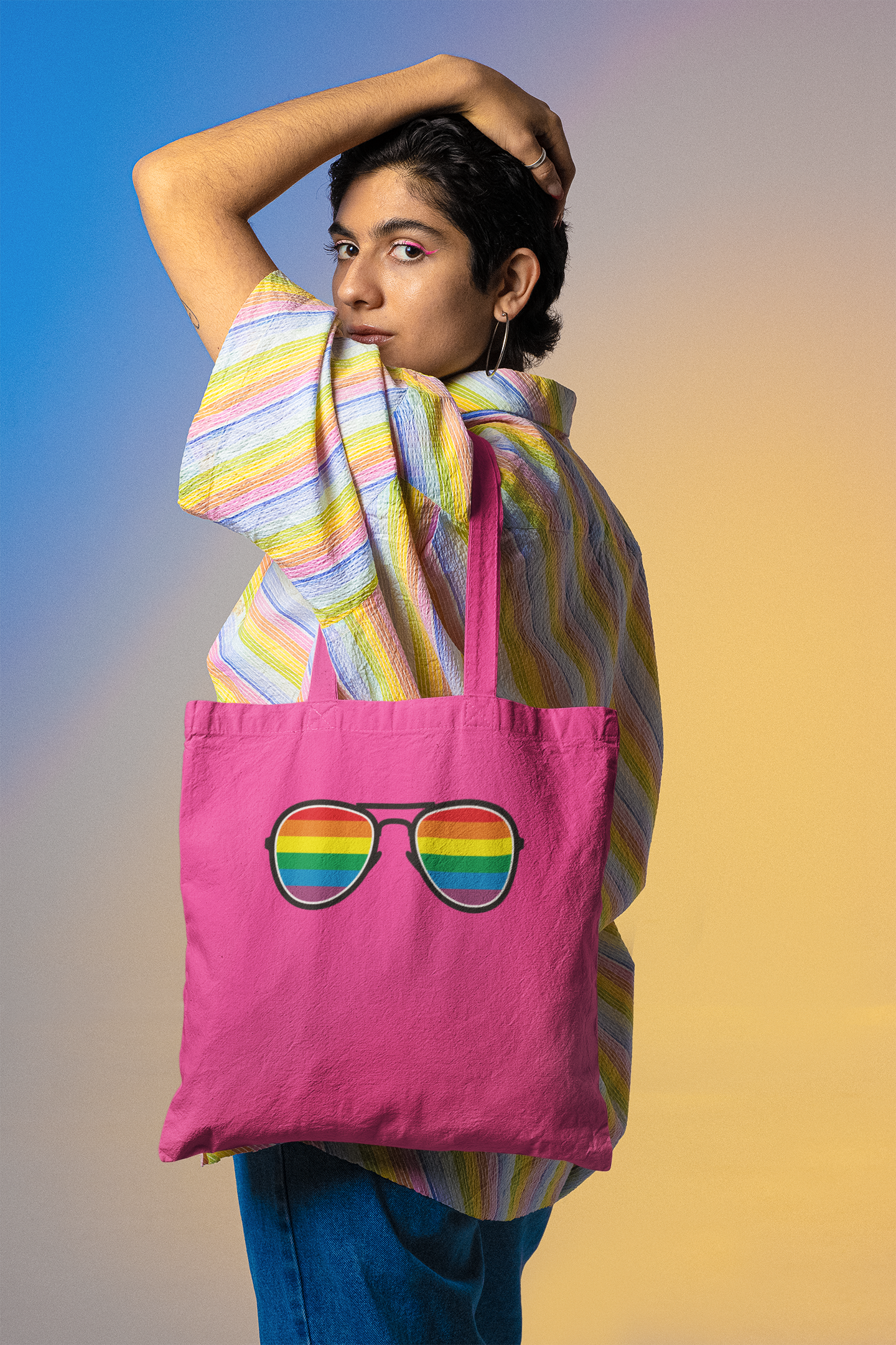 😎🌈 Rainbow Pride Sunglasses – Bold Love DTF Transfer FT898