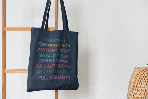 🧠 The State Controlling a Woman’s Body – Statement Typography | DTF Transfer FT660