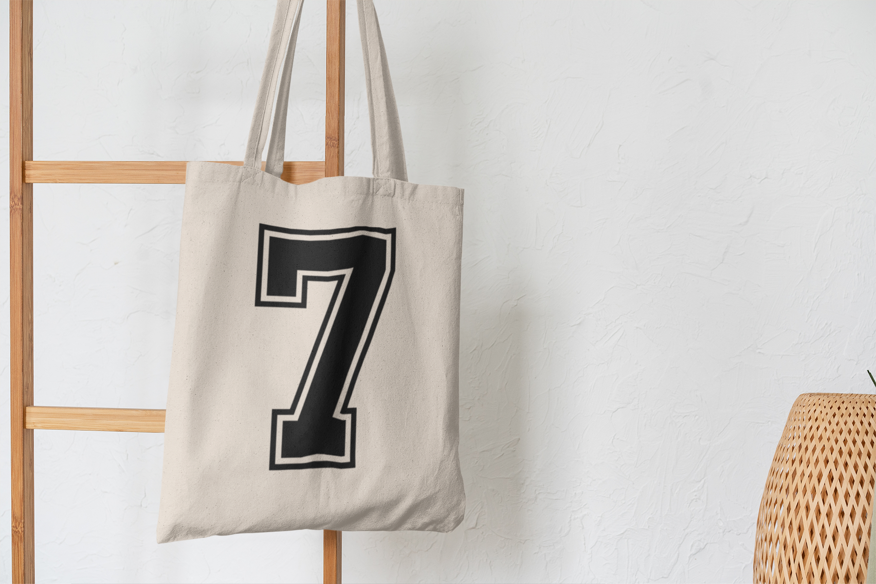 🖤 “7” - Seven - Minimal Numeric | DTF Transfer FT1007