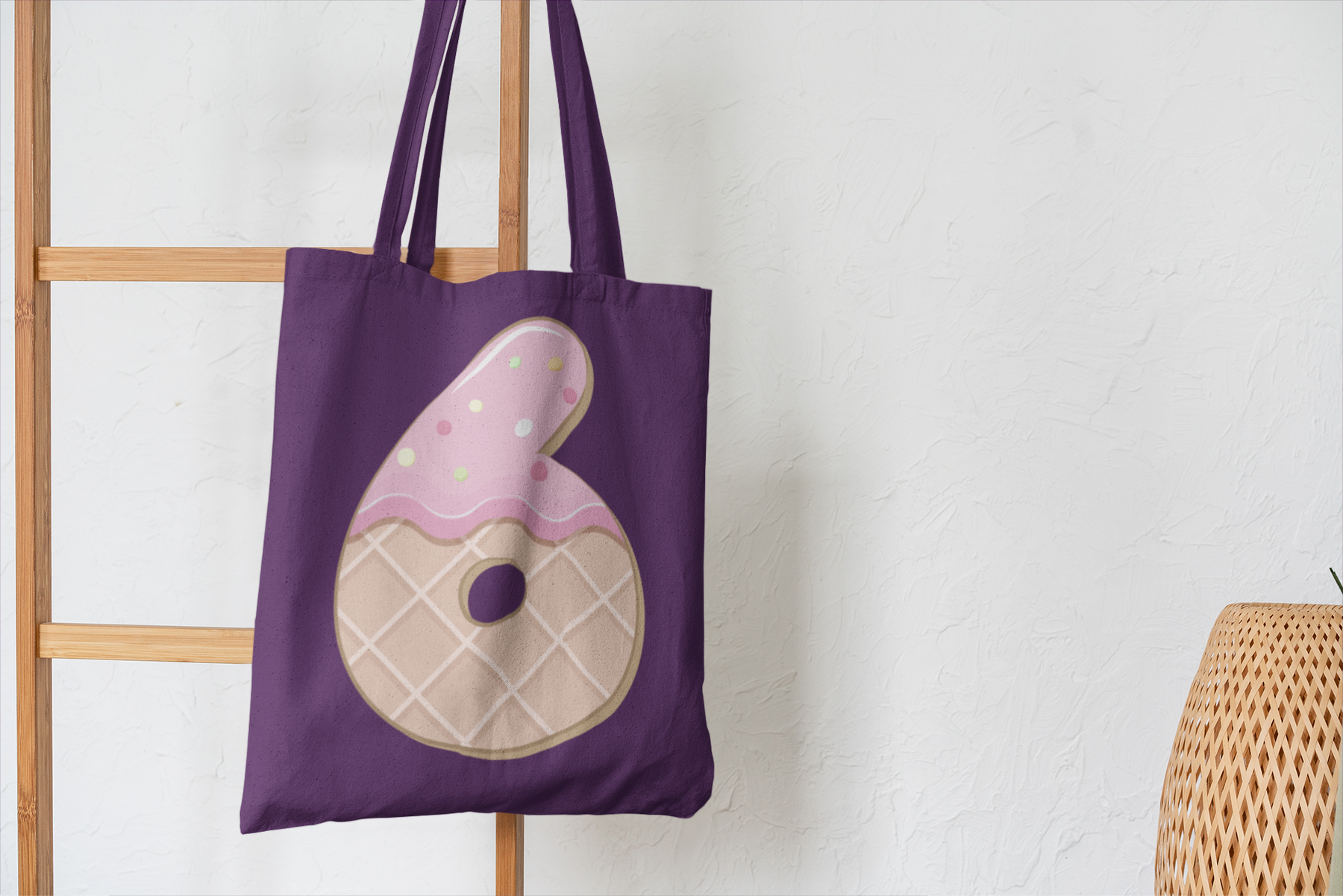 🎂✨ Birthday Number “6” – Donut Style  | DTF Transfer FT1160