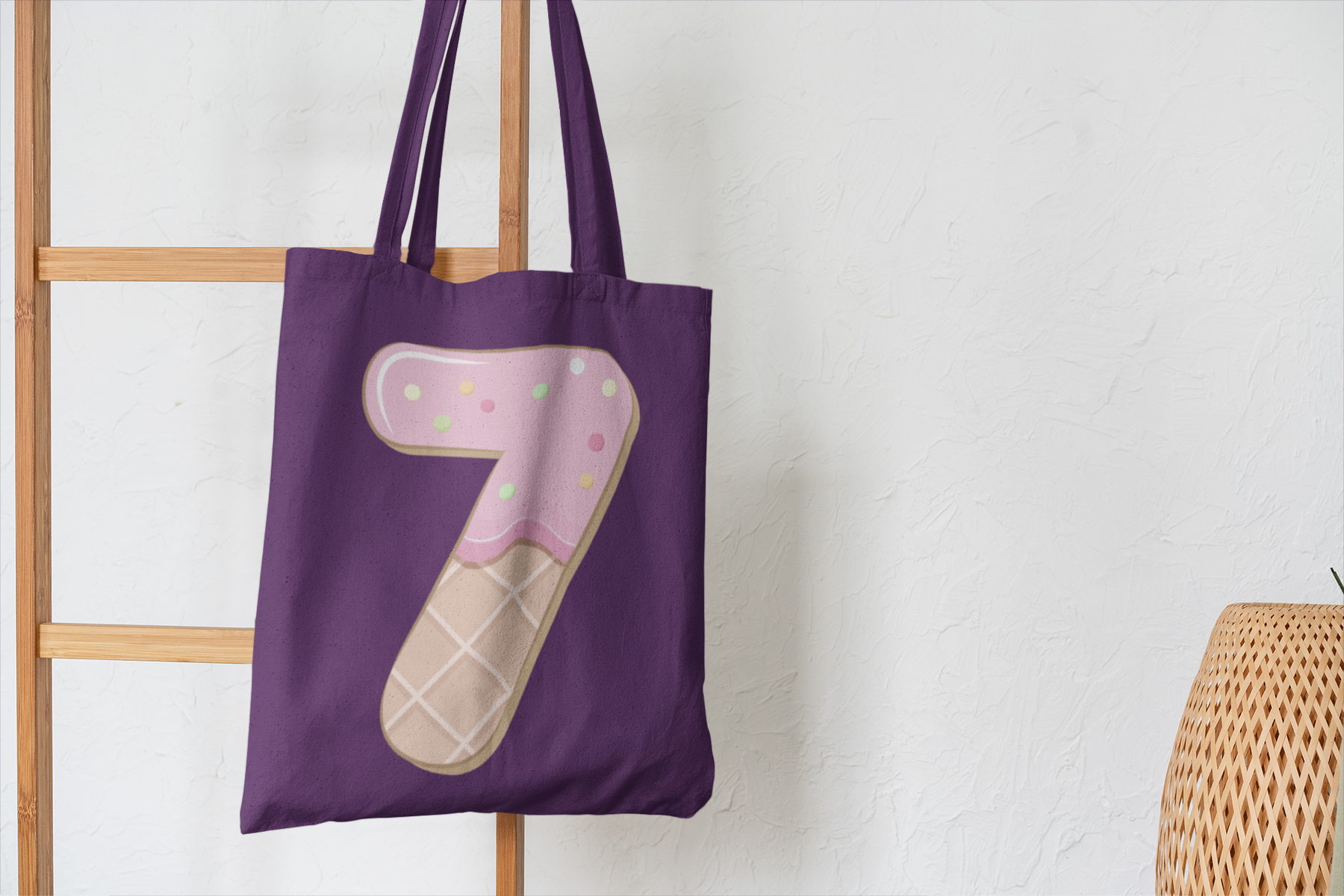 🎂✨ Birthday Number “7” – Donut Style   | DTF Transfer FT1161