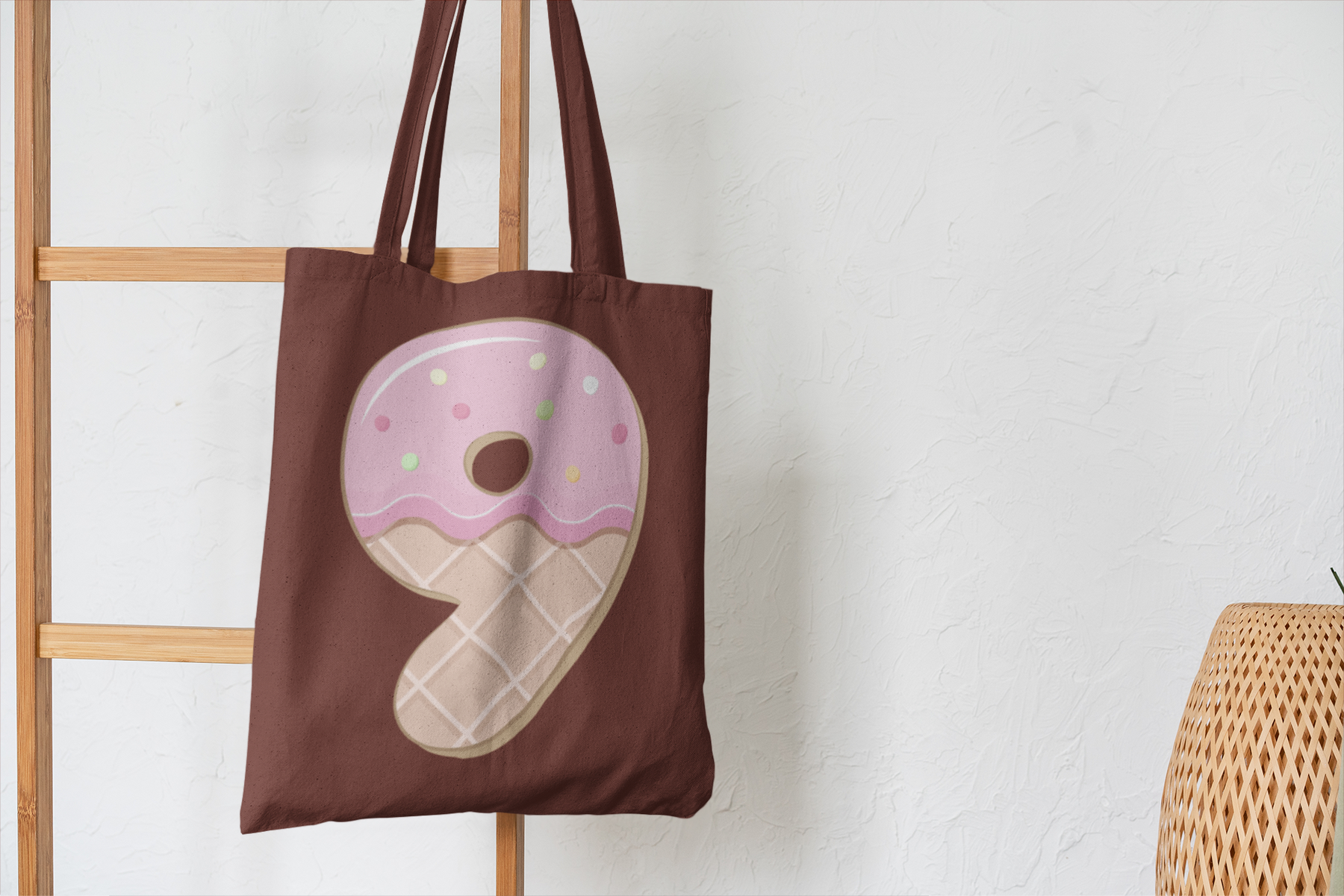 🎂✨ Birthday Number “9” – Donut Style  | DTF Transfer FT1163