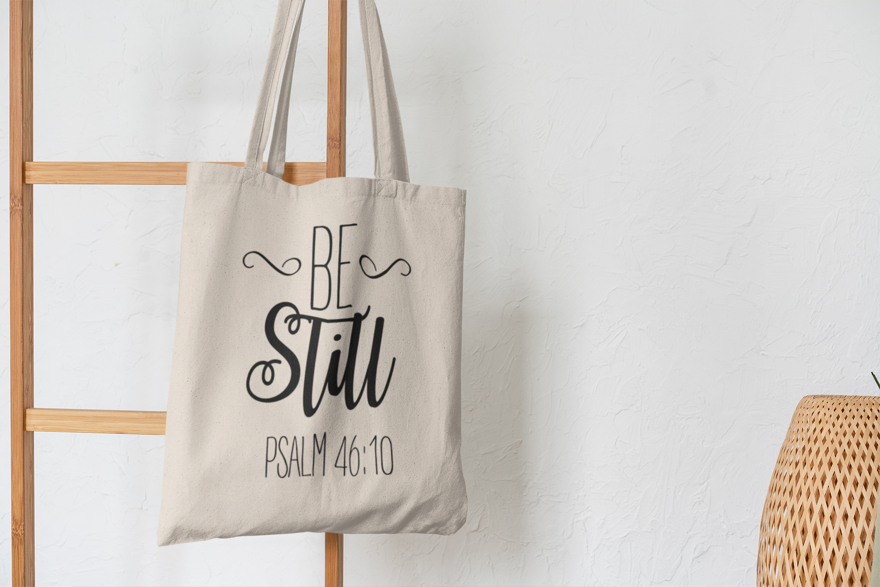 🖤✨ Be Still – Psalm 46:10 | DTF Transfer FT929