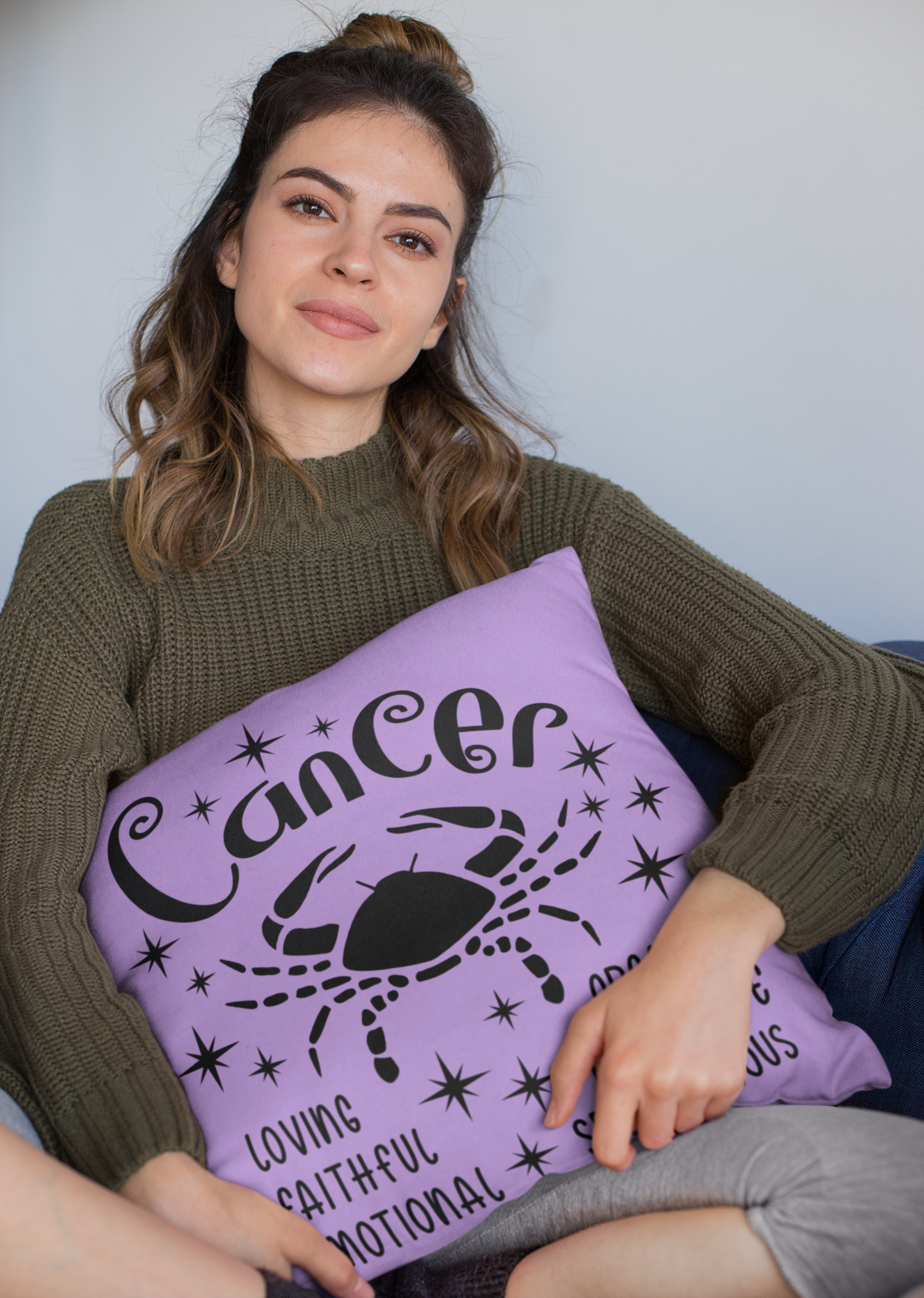 ♋🦀 Cancer Zodiac – Emotional Strength DTF Transfer FT885