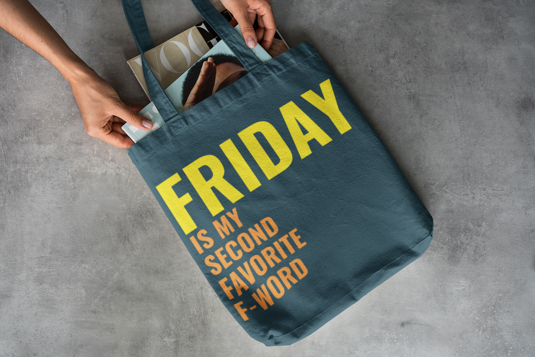 🖤 FRIDAY Is My Second Favorite F-Word | Bold Humor DTF Transfer FT838