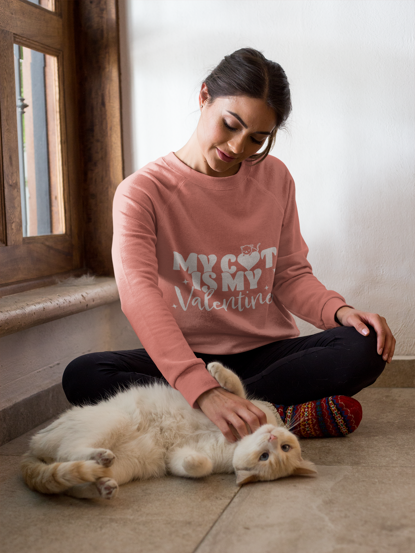 🐾 My Cat Is My Valentine Design DTF Transfer FT383