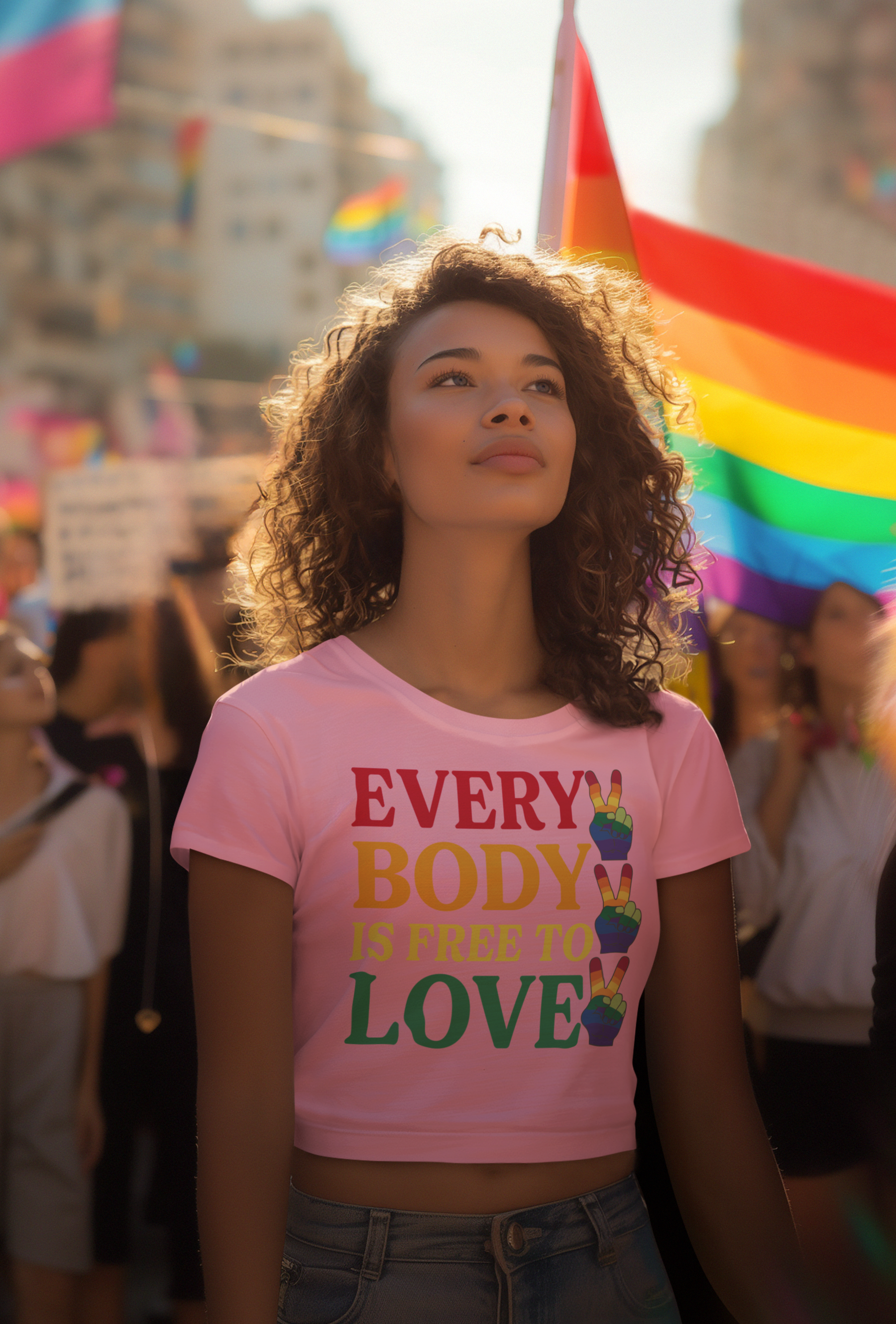 🌈💖 Everybody Is Free to Love DTF Transfer FT191