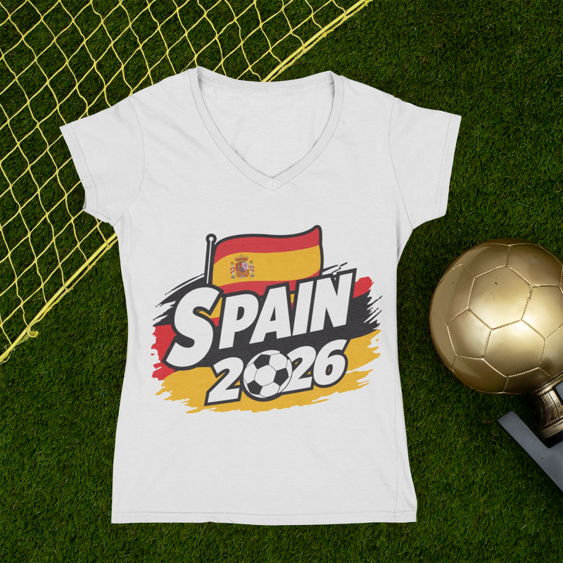 ⚽🔥 Spain 2026 – Soccer Fan Style  DTF Transfer FT1201