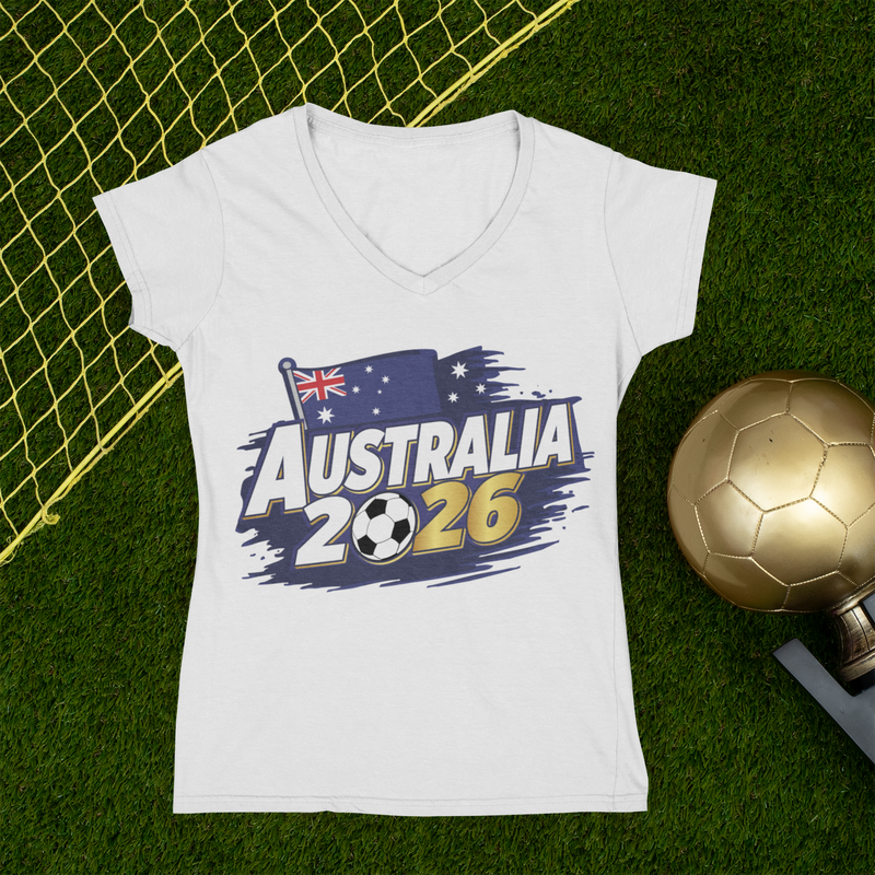 ⚽🔥 Australia 2026 – Soccer Fan Style  DTF Transfer FT1186