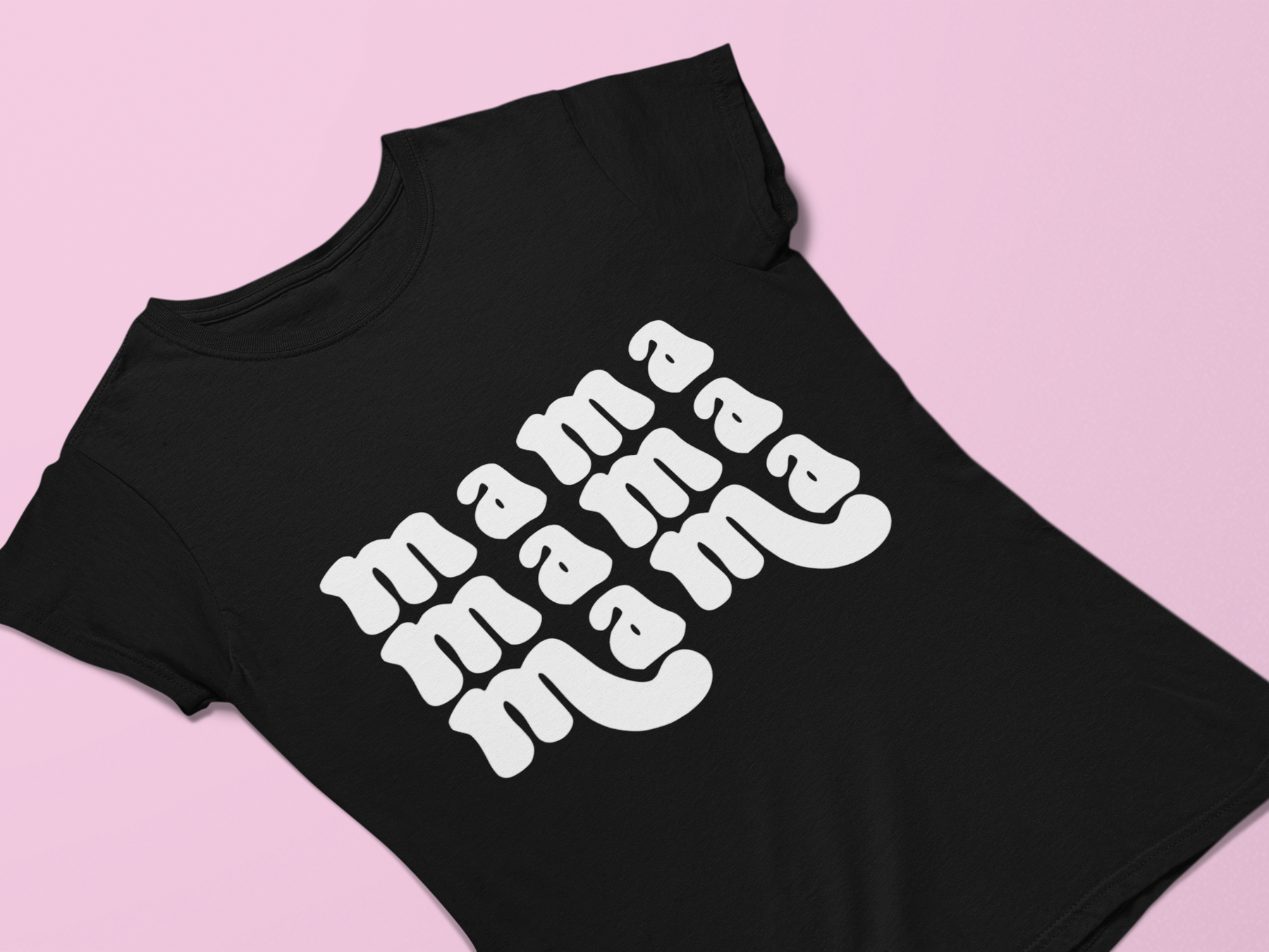 🔠 Mama Pattern – Bold Typography DTF Transfer FT877