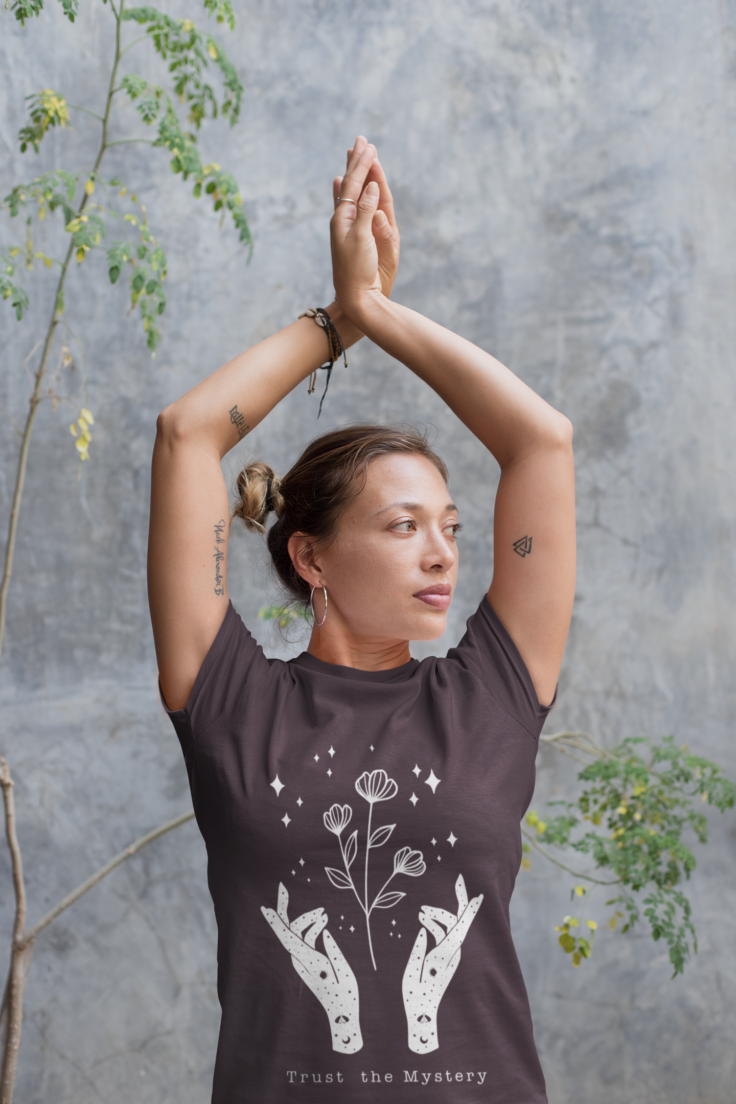 ✨ Trust the Mystery – Celestial Hands | Mystical Line DTF Transfer FT773